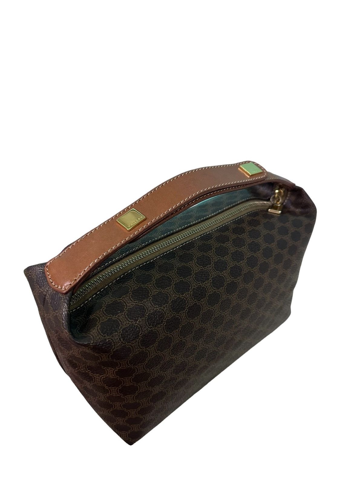Celine AUTHENTIC CELINE MACADAM VANITY HAND/SHOULDER BAG Size ONE SIZE - 7 Thumbnail