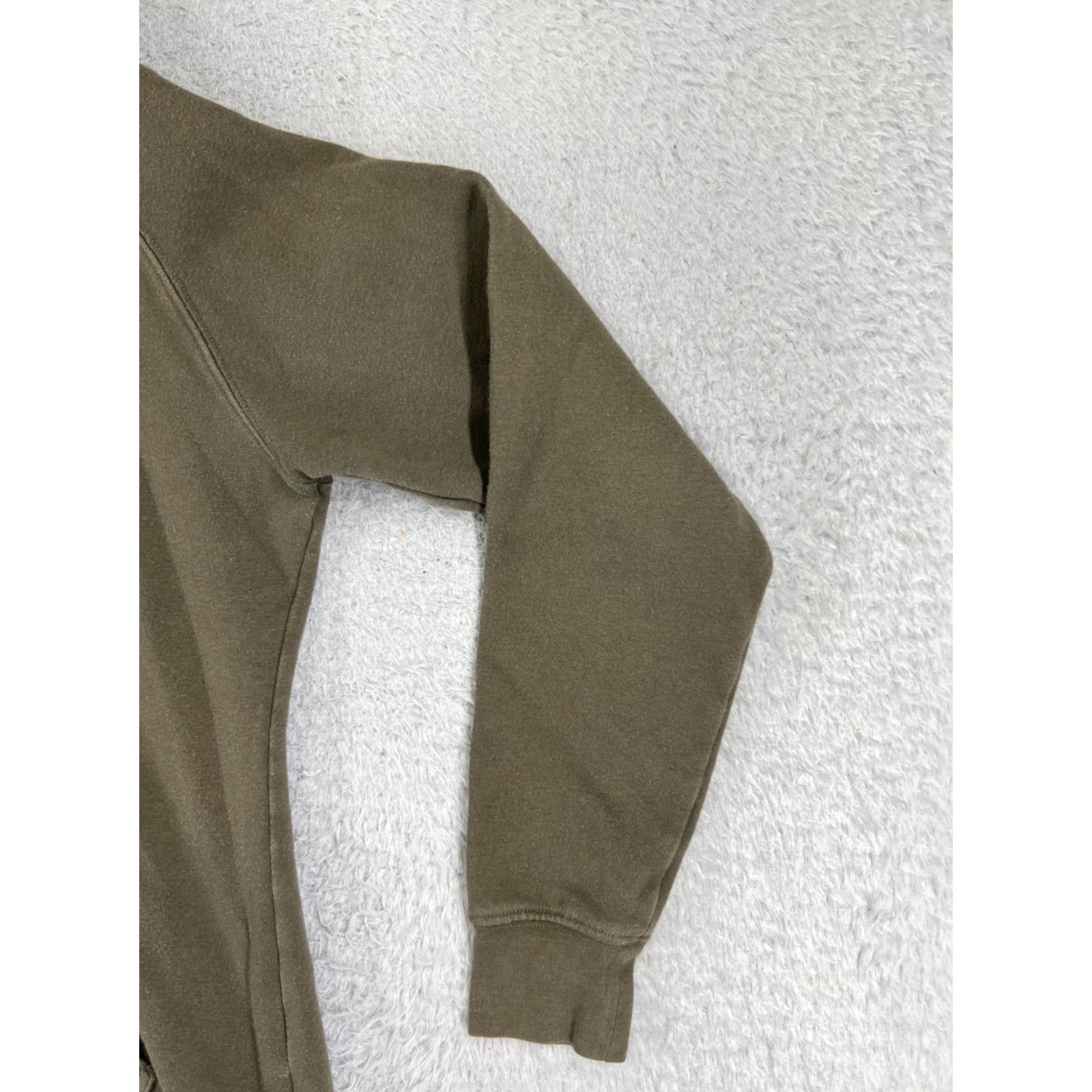 The North Face The North Face Hoodie Womens M Green Logo Pocket Read Sweater Pullover Crew Neck Jersey Cotton Blend Size M / US 6-8 / IT 42-44 - 2 Thumbnail