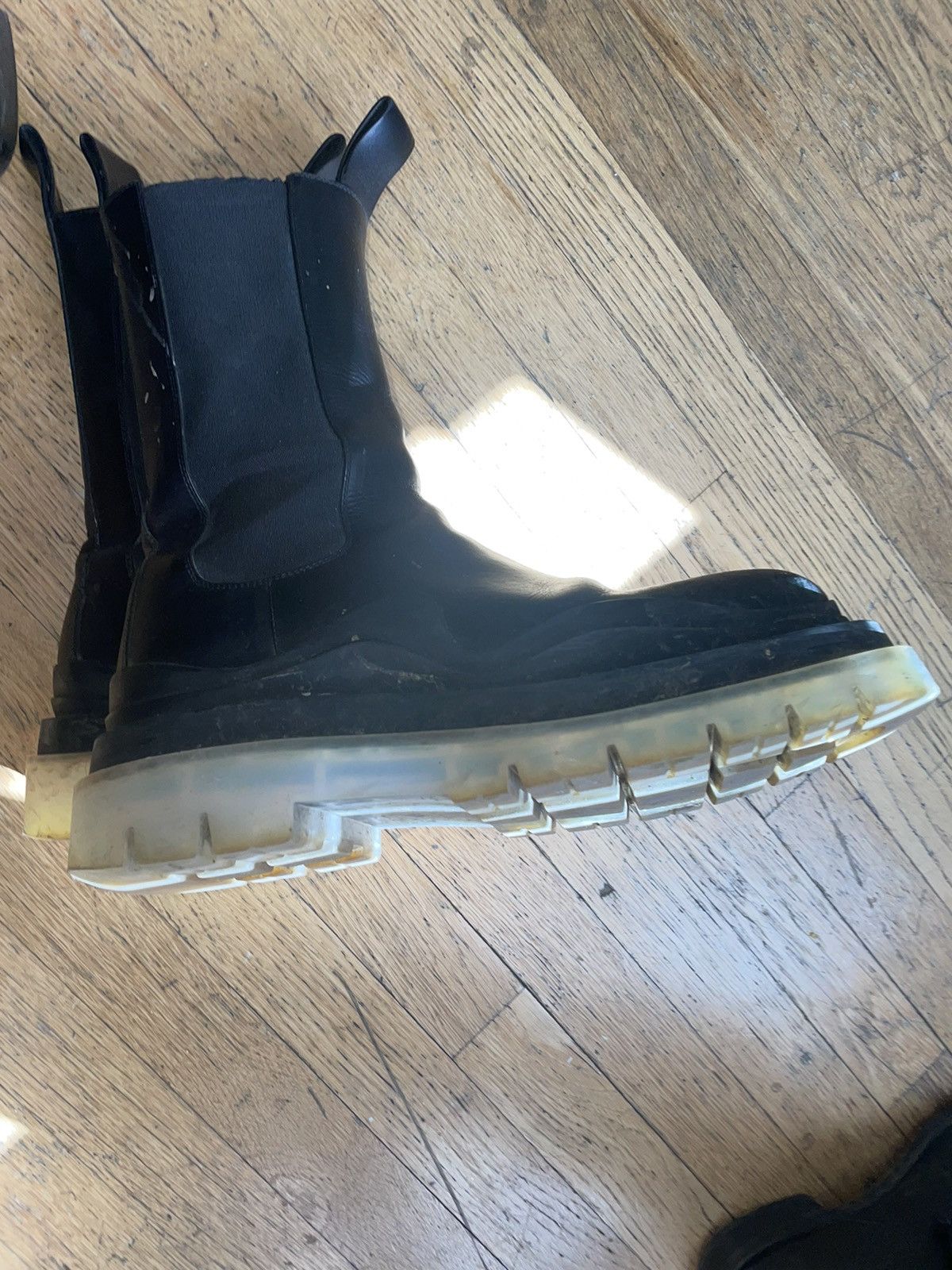 Bottega Veneta Bottega veneta clear sole lug boots Size US 8 / EU 41 - 5 Thumbnail