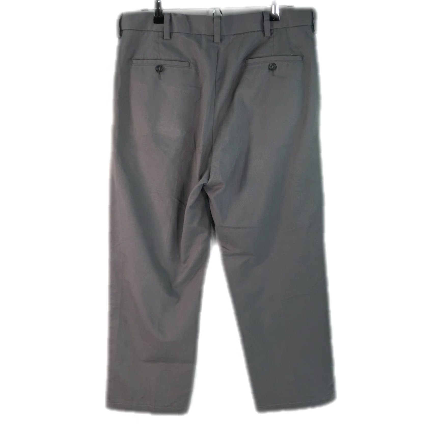 Dockers Dockers Mens Dress Pants Gray Flat Front Classic Fit 34X28 Pants Size US 34 / EU 50 - 2 Thumbnail