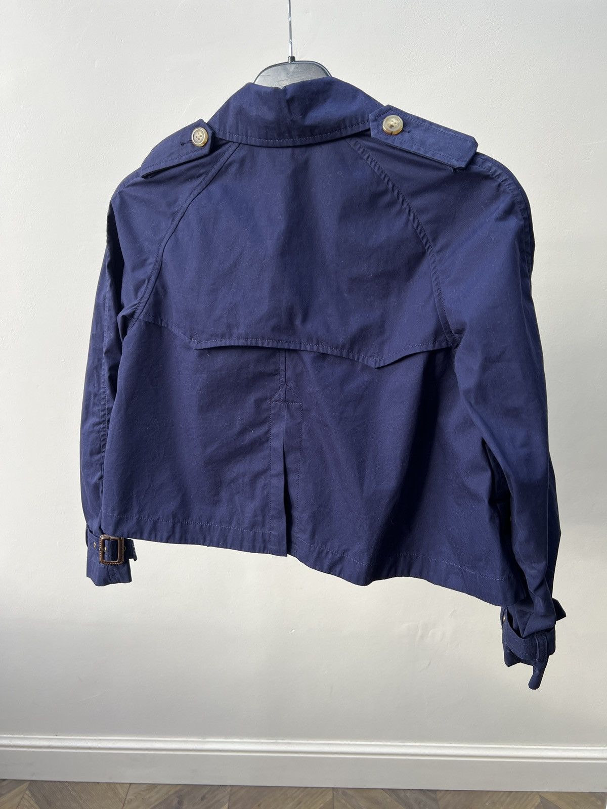 Ralph Lauren Vintage Ralph Lauren Girls Navy Blue Trench Coat Size XXS / US 00 / IT 34 - 13 Thumbnail