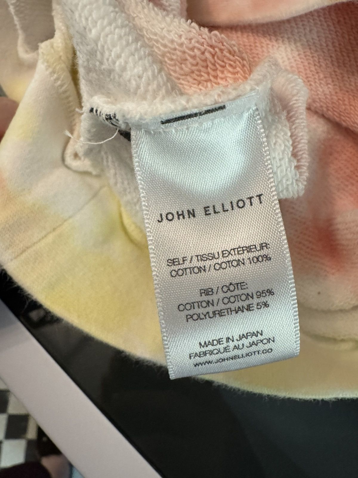 John Elliott Ink Bloom Hoodie (Rare) Size US L / EU 52-54 / 3 - 4 Thumbnail