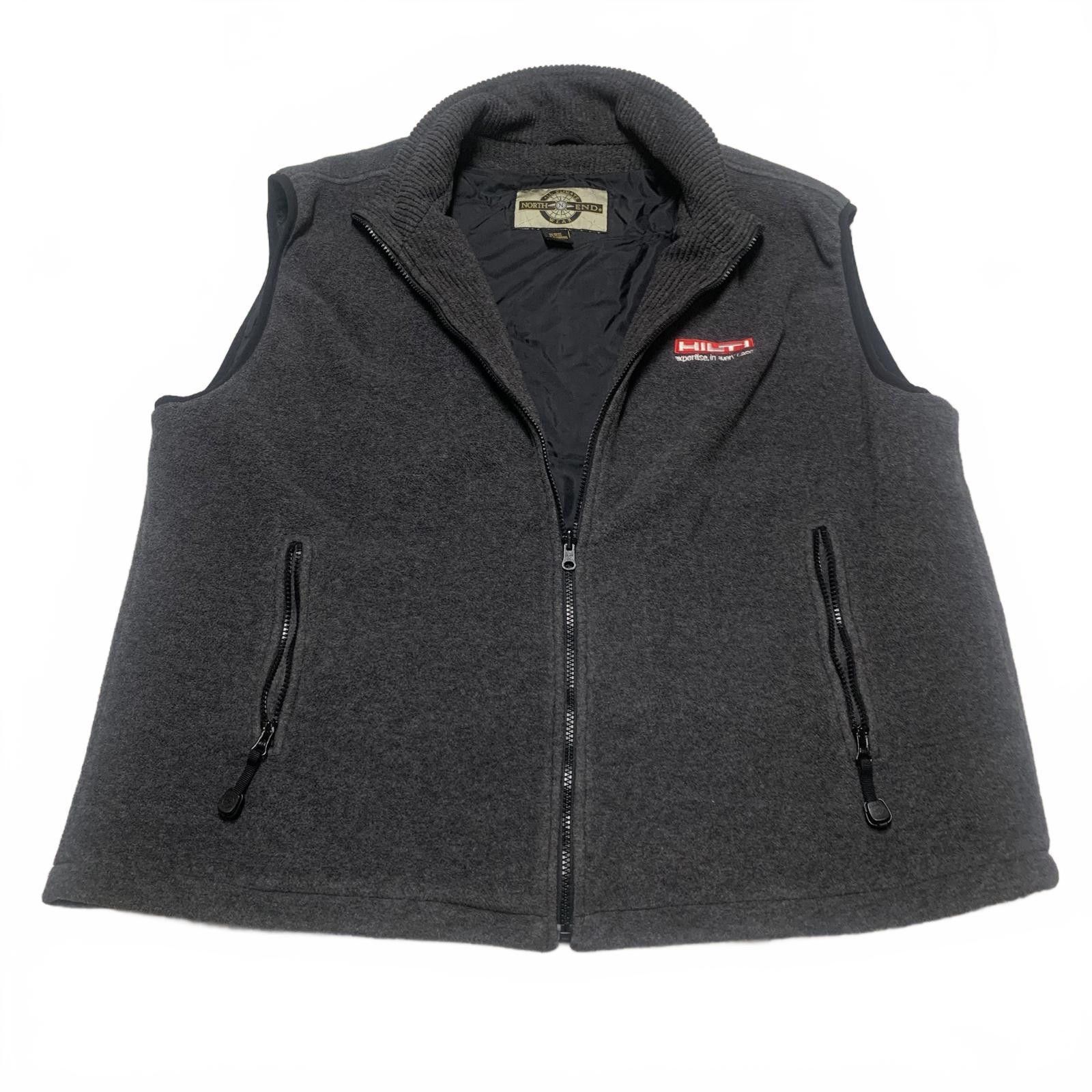North End North End Men's XL Gray Hilti Fleece Vest Size US XL / EU 56 / 4 - 1 Thumbnail