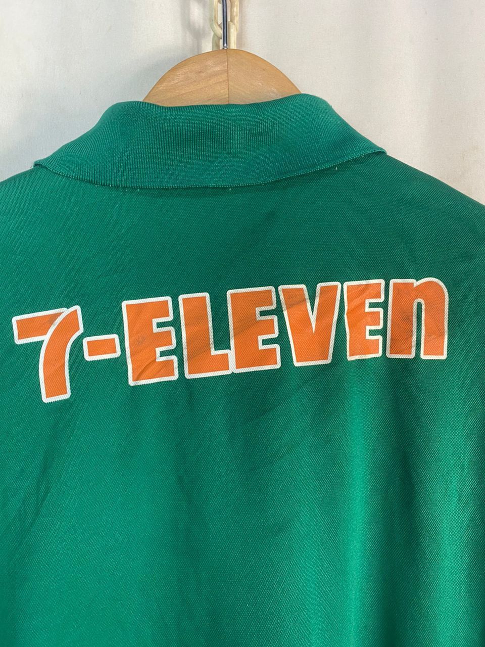 Japanese Brand × Uniform Wares × Vintage Vintage 7 eleven uniform polo shirt Size US L / EU 52-54 / 3 - 7 Thumbnail