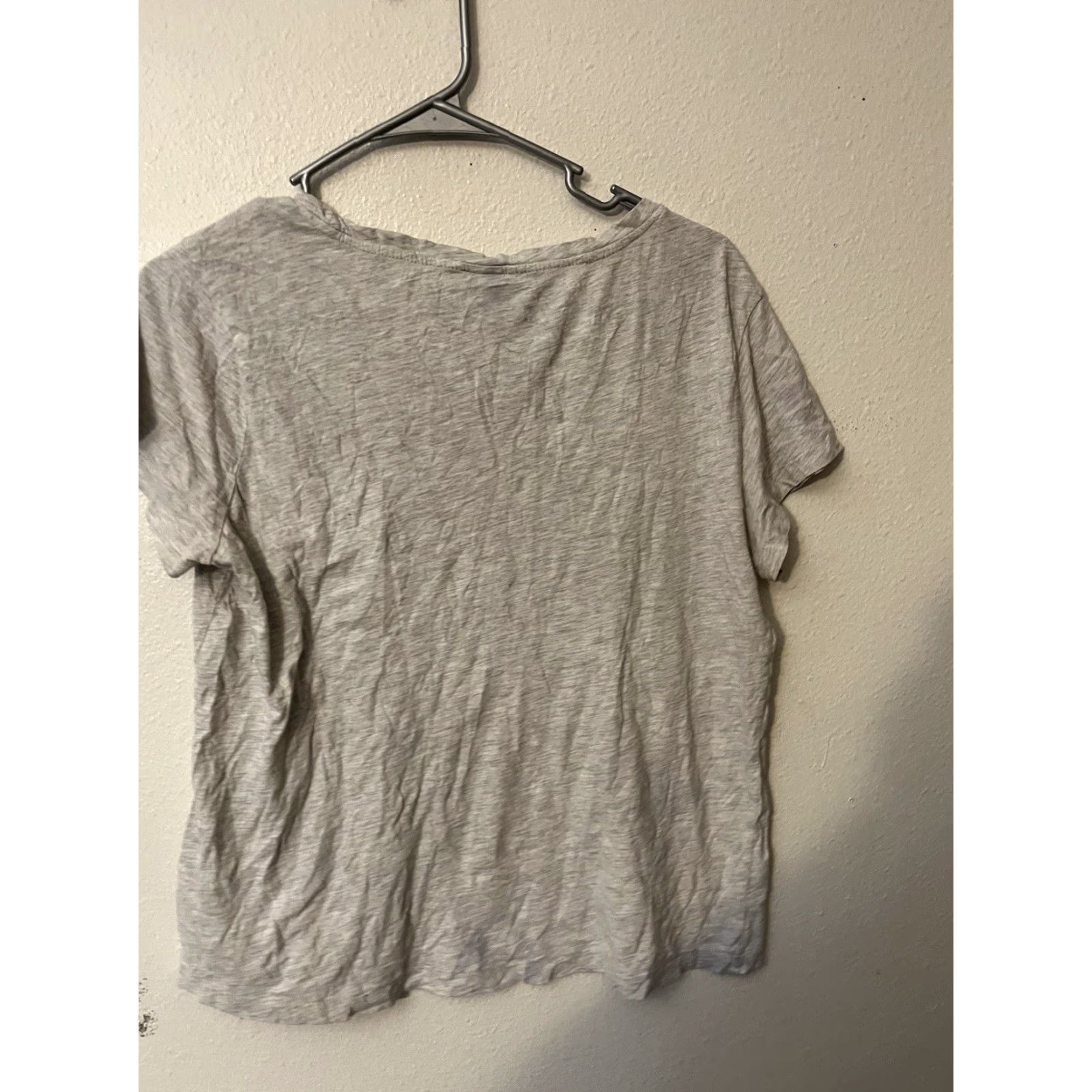 H&M H&M Gray Cap Sleeve Basic T-Shirt Women Medium Cotton Jersey Pullover Casual Colorful Size M / US 6-8 / IT 42-44 - 2 Thumbnail