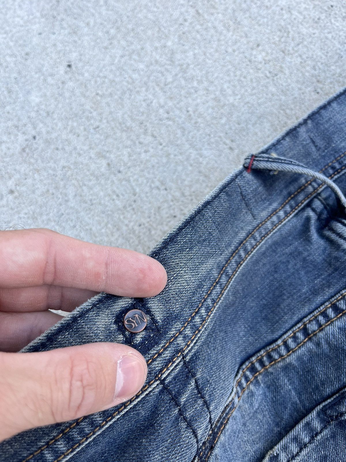 JNCO × Japanese Brand × Vintage Vintage 00’s SYN Hip-Hop Baggy Jeans Size US 40 / EU 56 - 14 Thumbnail