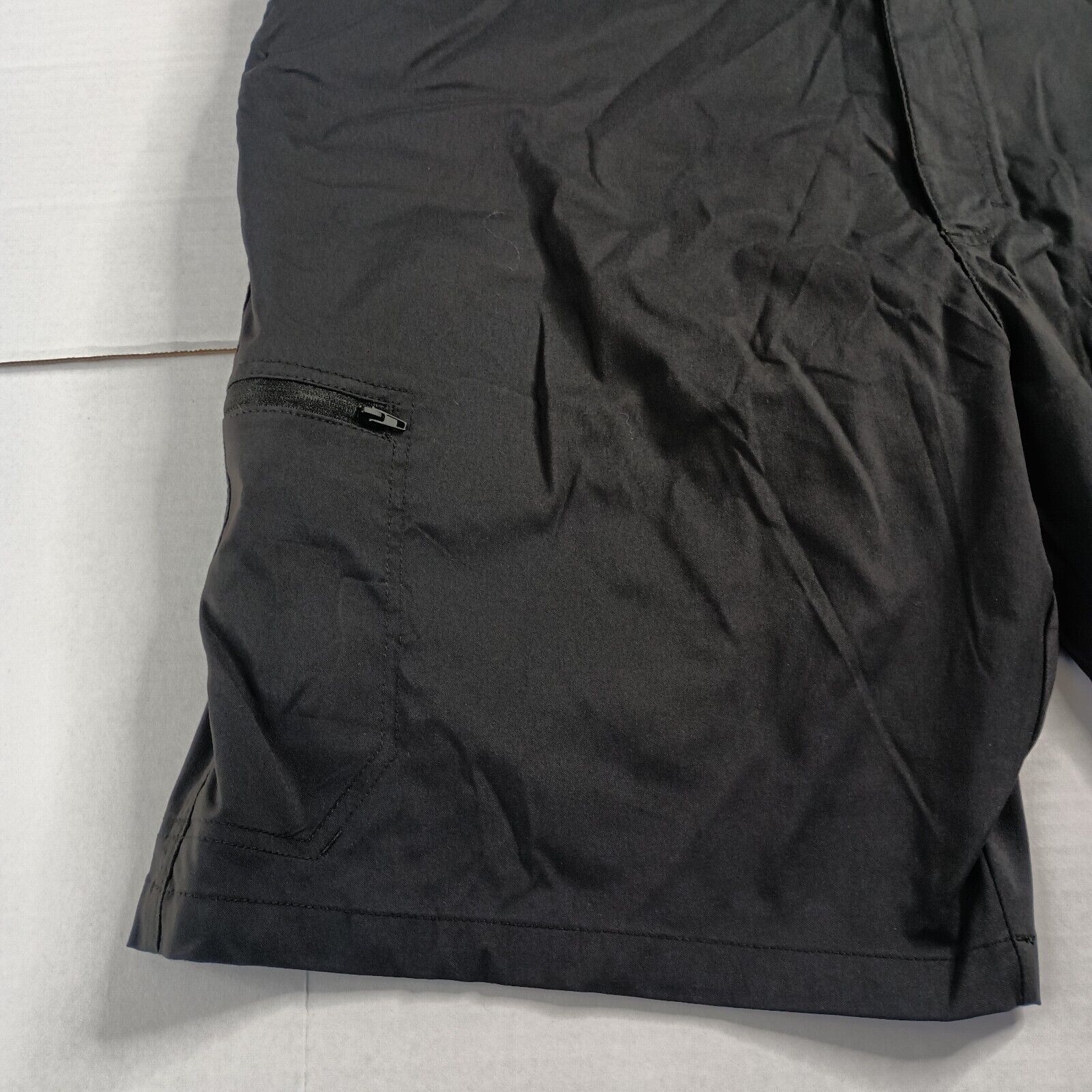 Wrangler Wrangler Cargo Shorts Relaxed Fit Men's 48 Black 10” inseam Size US 44 / EU 60 - 2 Thumbnail