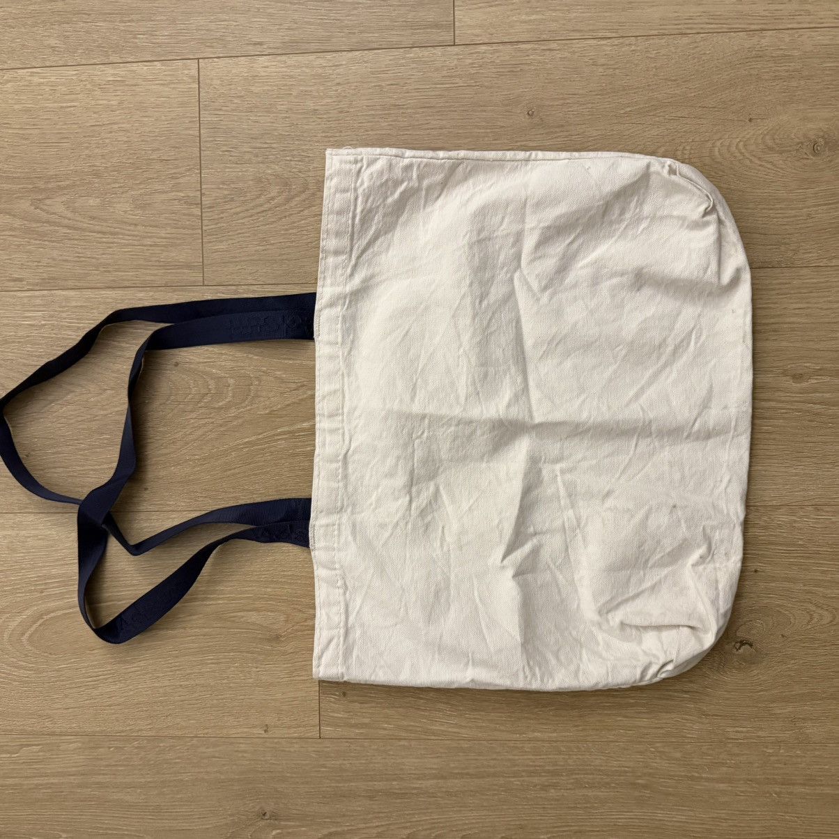 Adsum Adsum White Canvas Tote Bag Size ONE SIZE - 3 Thumbnail