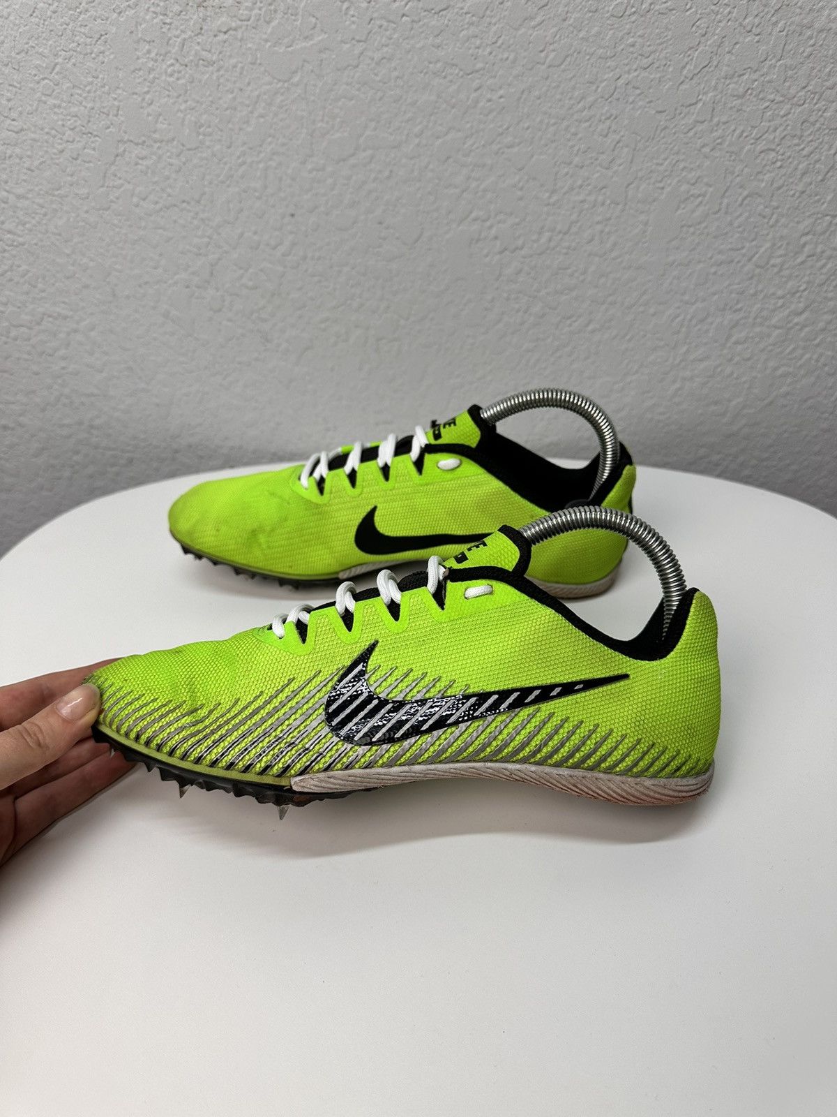 Nike Nike Zoom Superfly Elite Track Spikes Volt Green Men's 41 Size US 8 / EU 41 - 6 Thumbnail