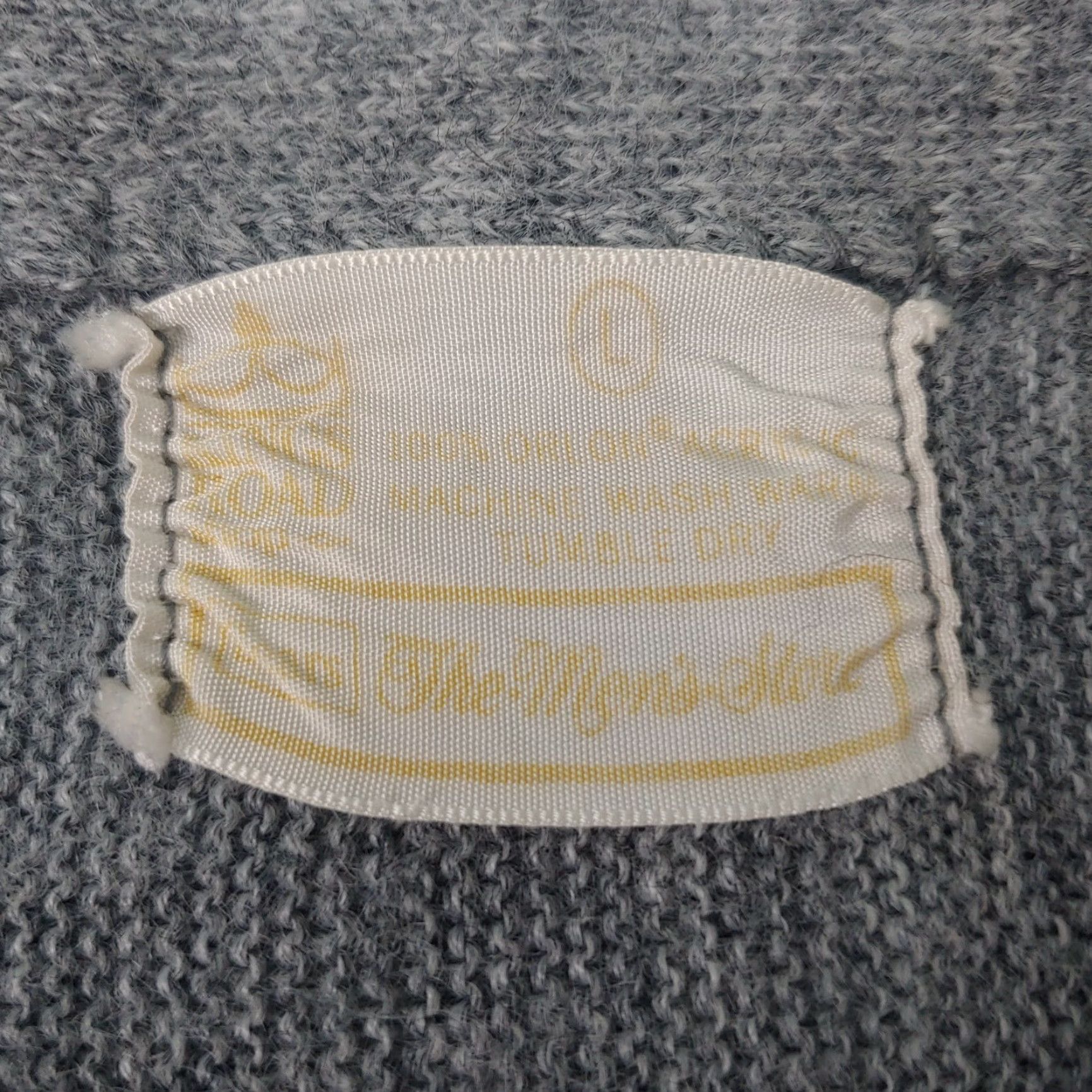Sears VINTAGE Kings Road Sears The Mens Store Cardigan Sweater L Gray Orlon Acrylic Grandpa Vtg Men Cardigan Size US L / EU 52-54 / 3 - 5 Thumbnail
