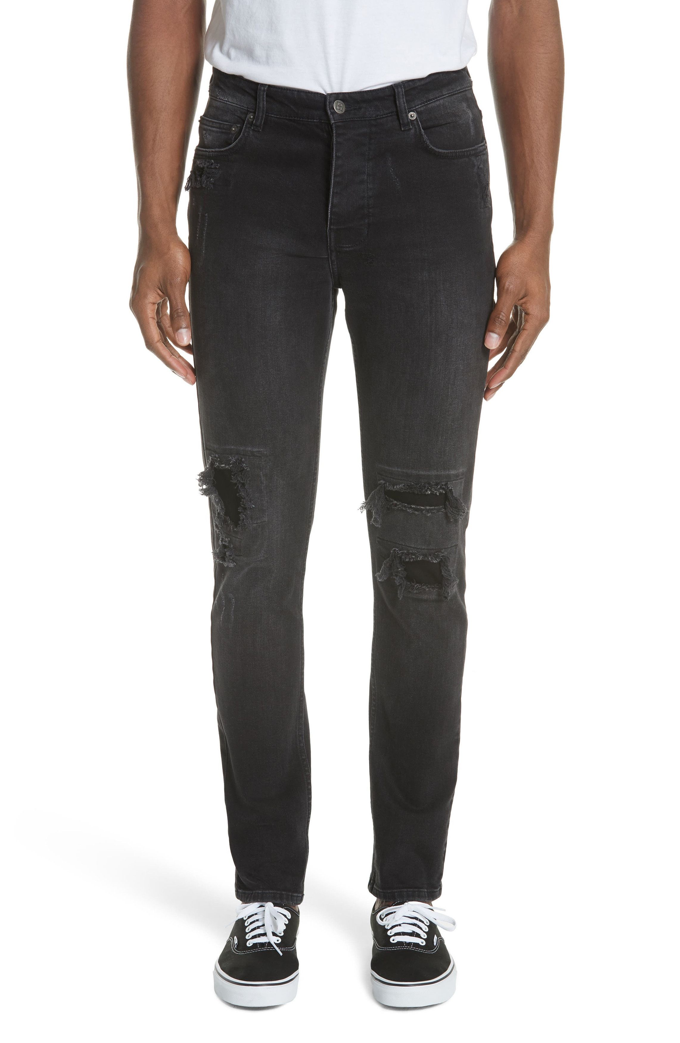 Ksubi Ksubi Chitch Boneyard Ripped Slim Fit Stretch Denim Jeans Size US 40 / EU 56 - 1 Thumbnail