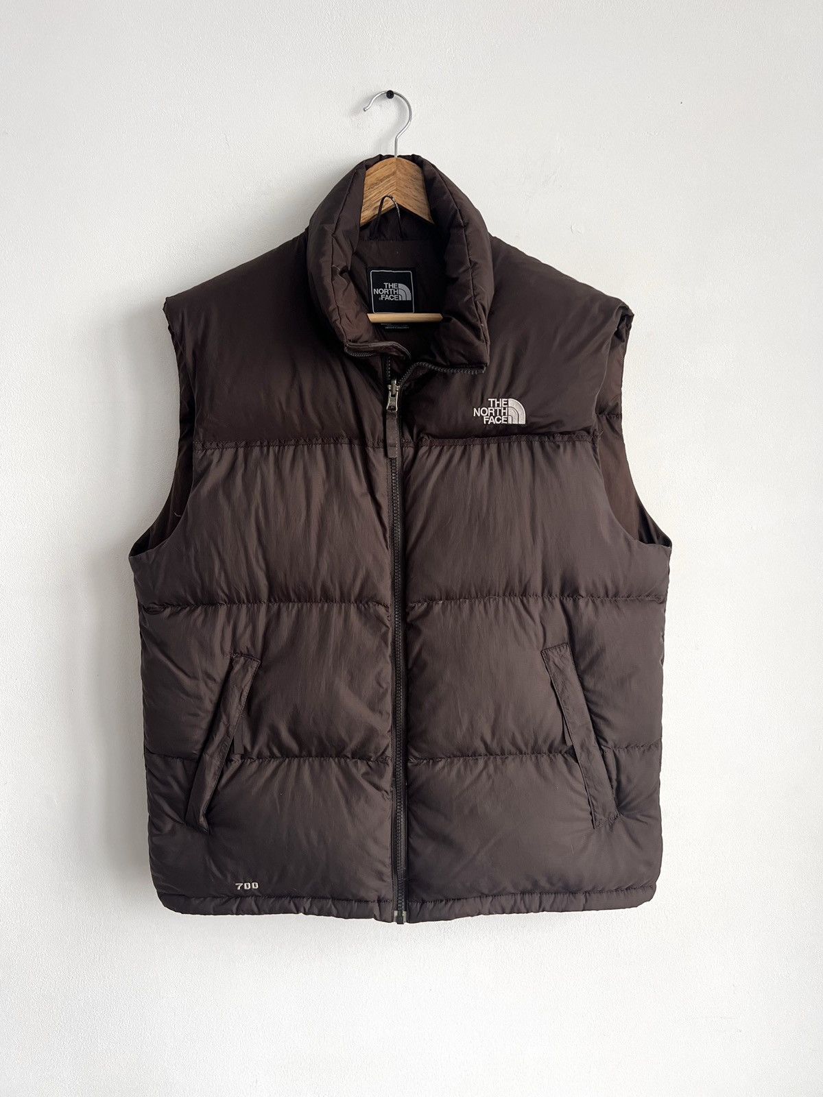 The North Face 2000s The North Face Nuptse Retro Brown 700 Down Vest Size US M / EU 48-50 / 2 - 2 Thumbnail