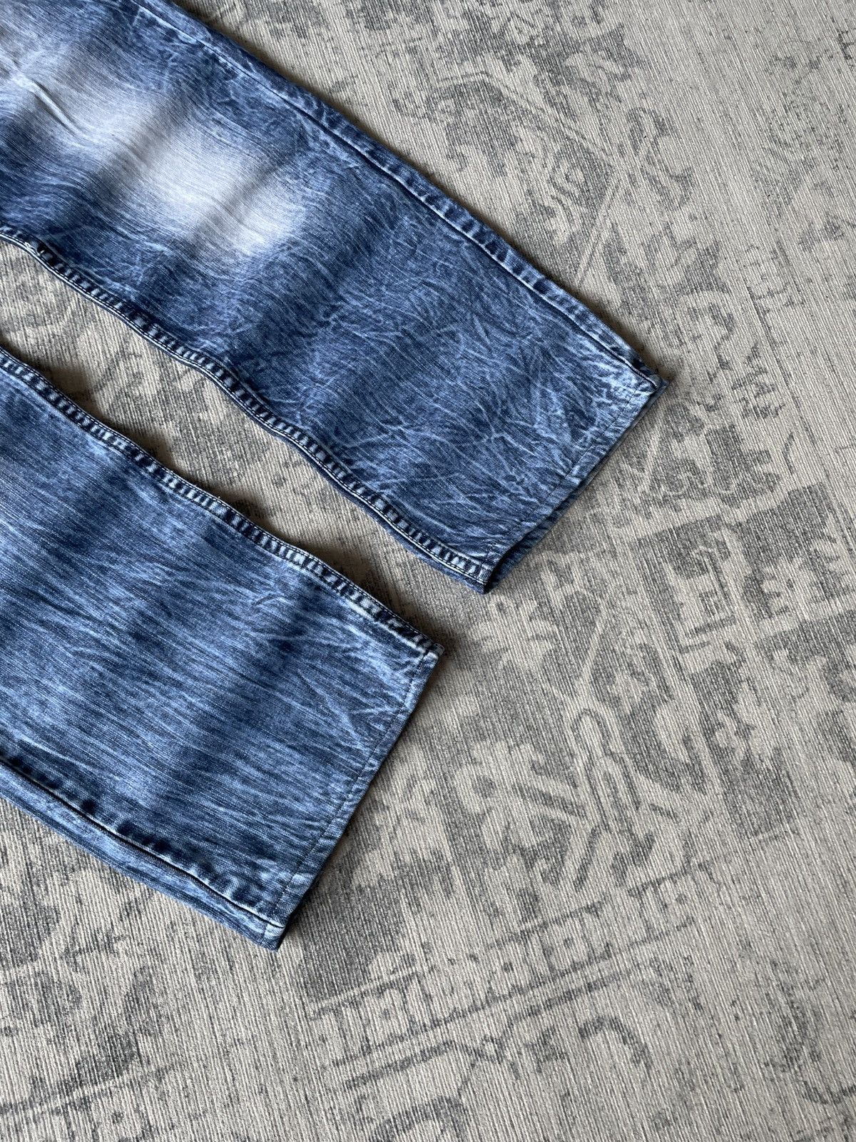 Other Vintage Mud washed Flared Jeans Avant Garde Faded Y2K Japan Size US 30 / EU 46 - 5 Thumbnail