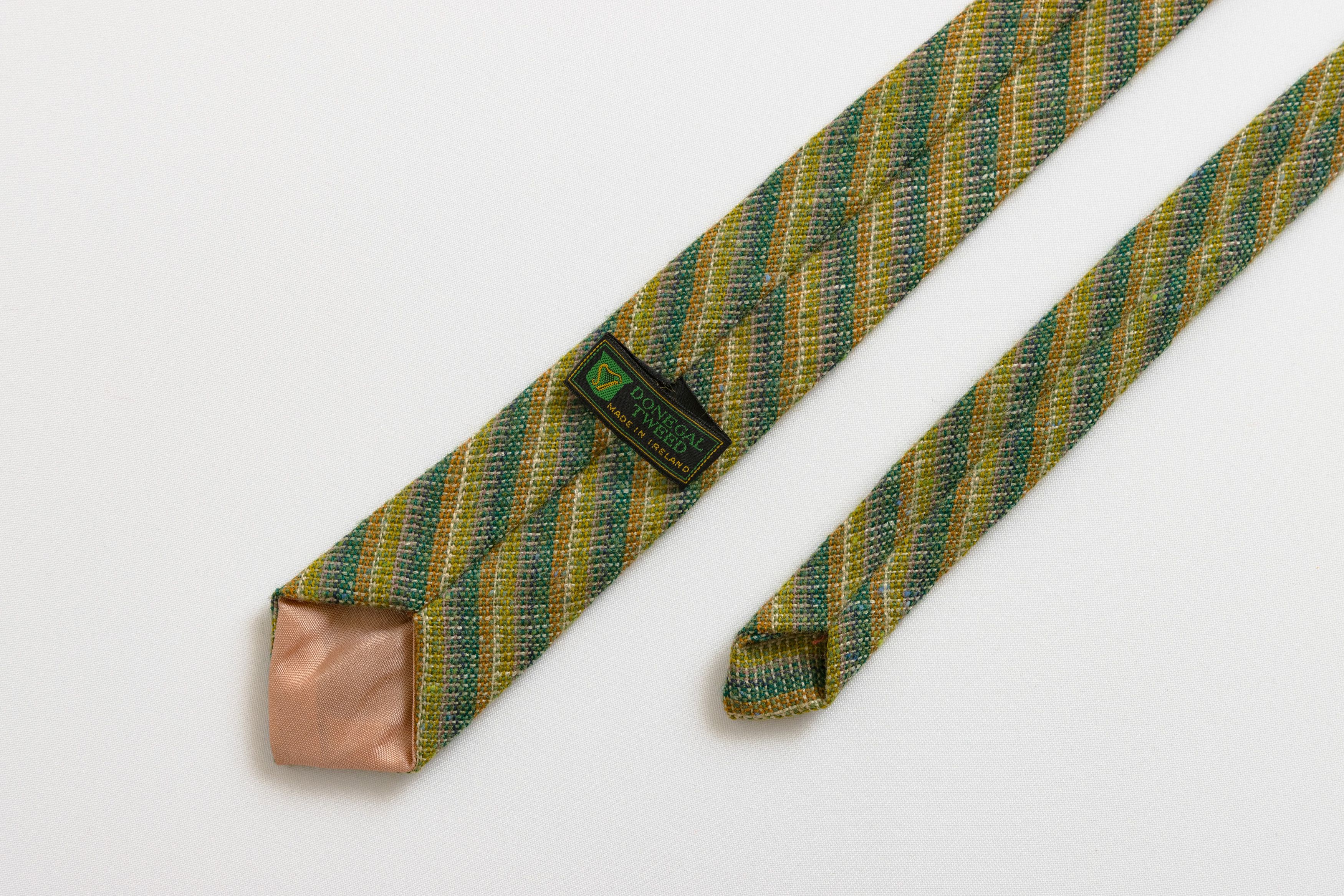 Donegal Tweed vintage Donegal Tweed Wool Tie abstract necktie 022 Size ONE SIZE - 5 Thumbnail