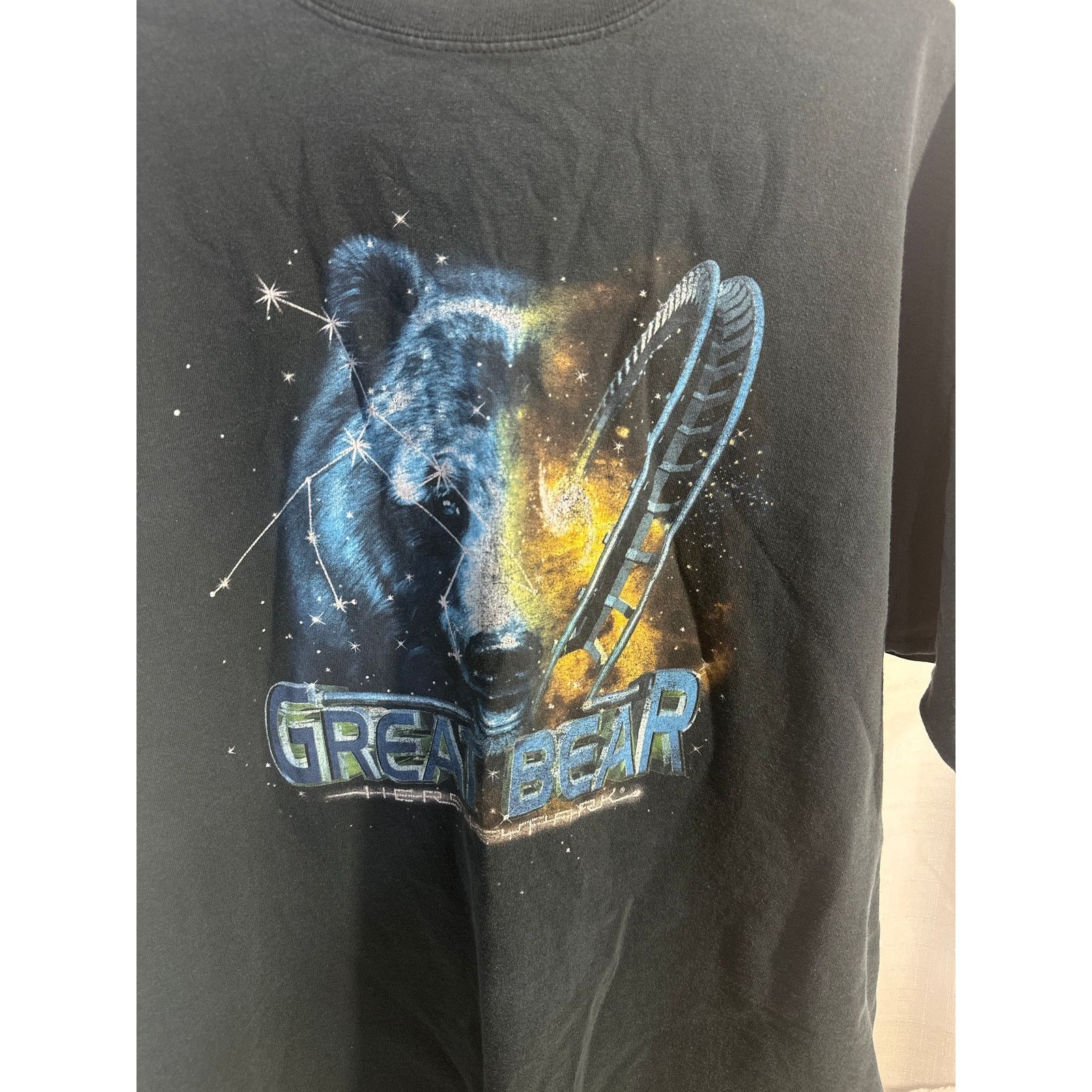 Anvil Great Bear Roller Coaster Hershey Vintage Anvil T-shirt 2X Size US XXL / EU 58 / 5 - 2 Thumbnail
