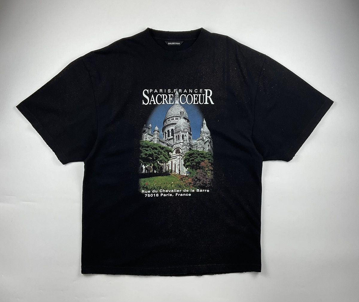 Balenciaga Balenciaga Notre Dame Oversized Tee | Grailed