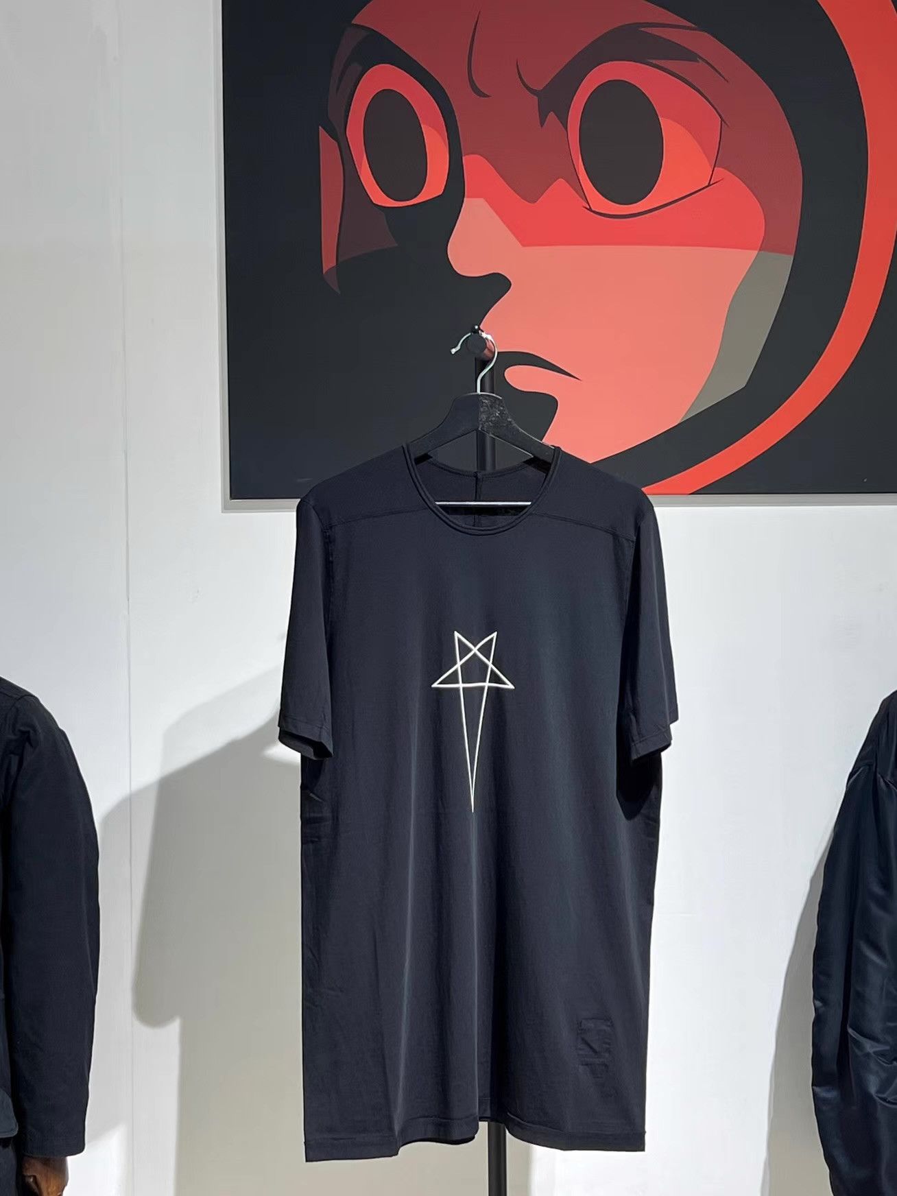 Rick Owens Rick Owens Pentagram Short Sleeve T-shirt Q13 Size US M / EU 48-50 / 2 - 1 Thumbnail
