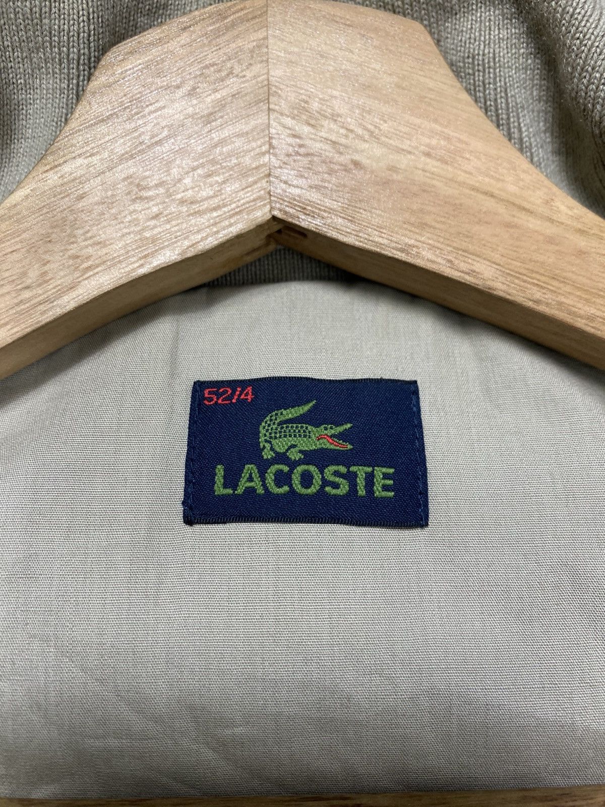 Lacoste Vintage Lacoste Zipper Jacket Size US L / EU 52-54 / 3 - 18 Thumbnail