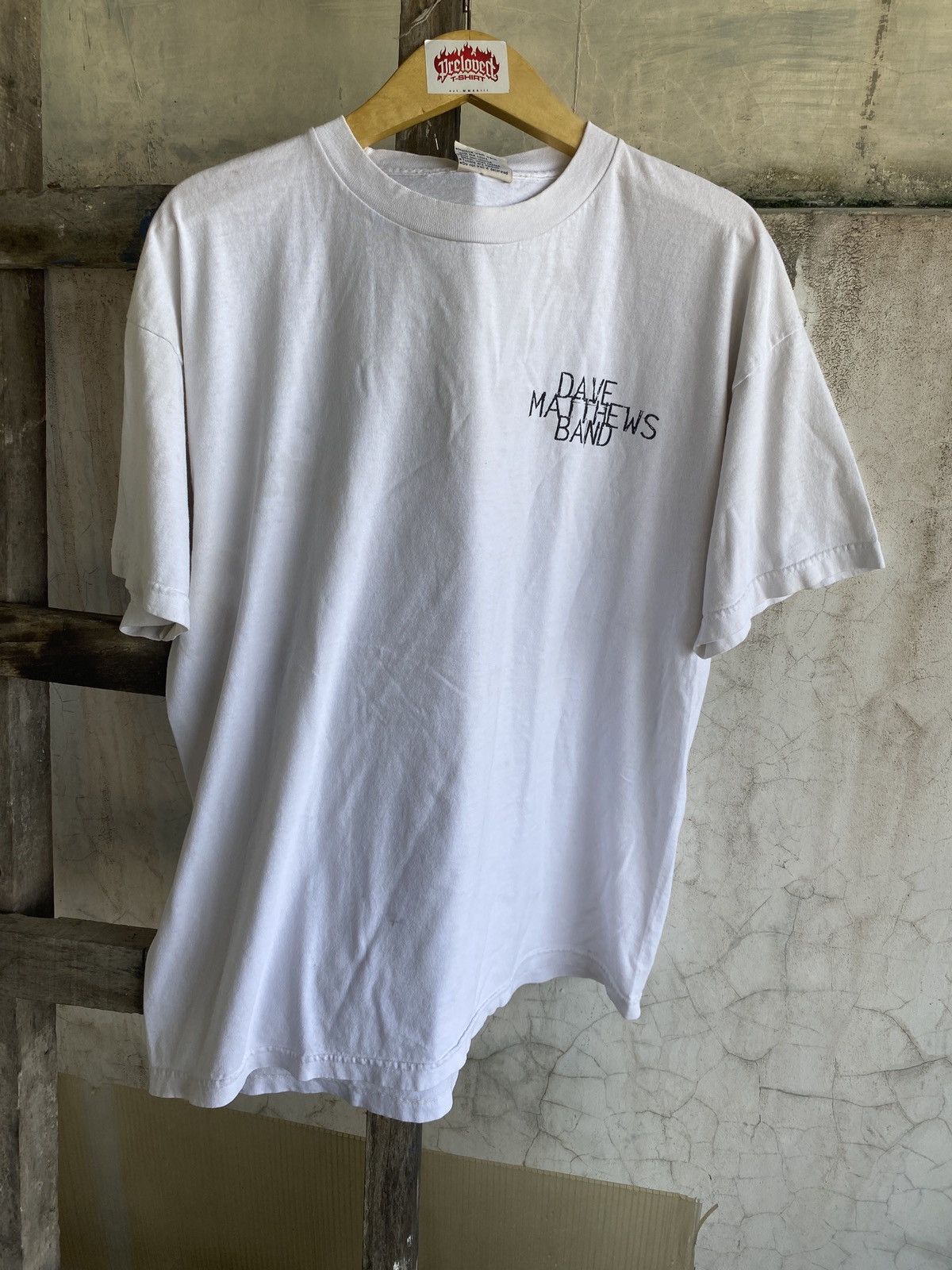 Image of Band Tees x Vintage Dave Matthews Band Tee Vintage in White, Men's (Size XL)