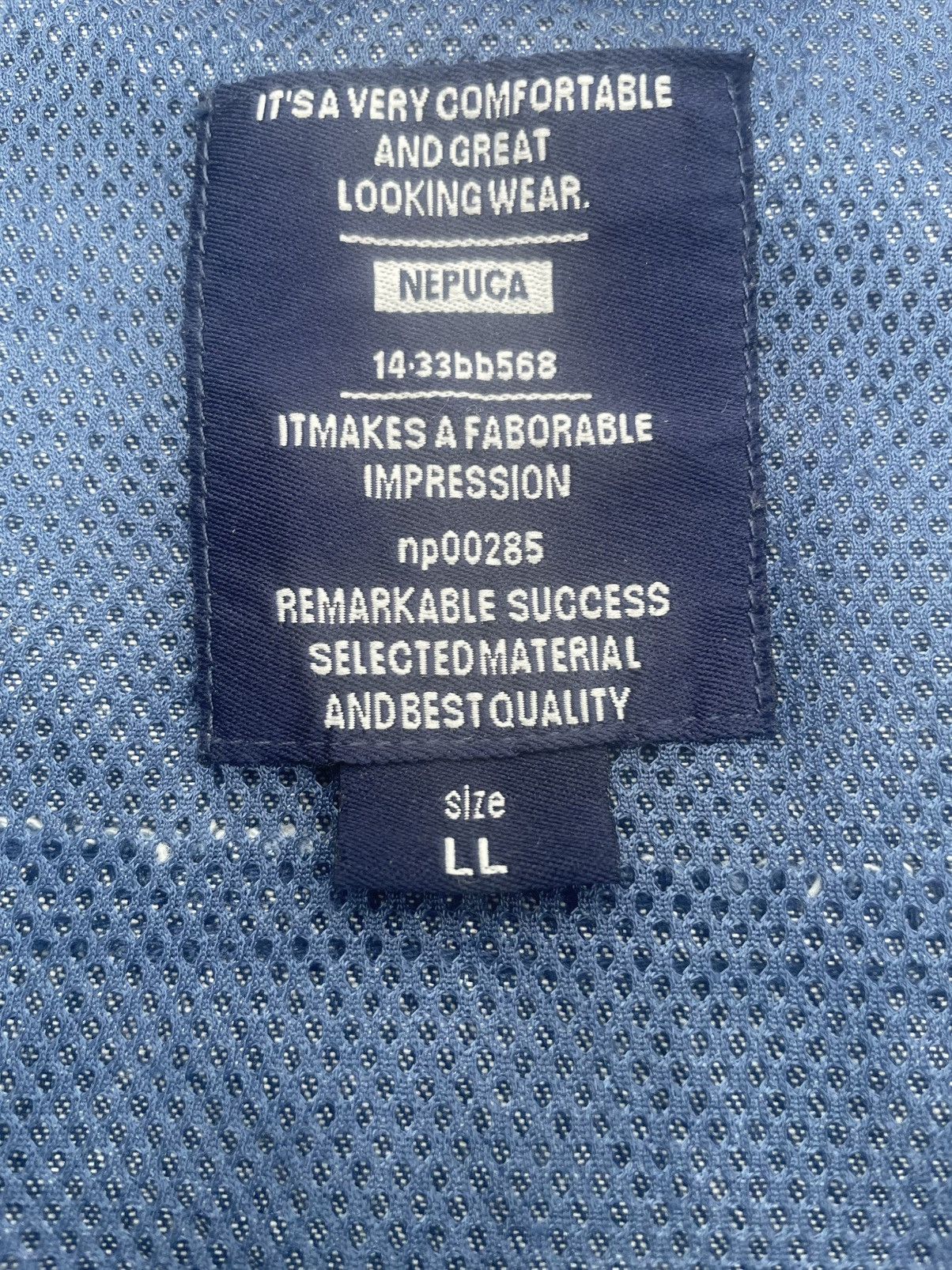 Japanese Brand Nepuca Denim Vest Size US L / EU 52-54 / 3 - 9 Thumbnail