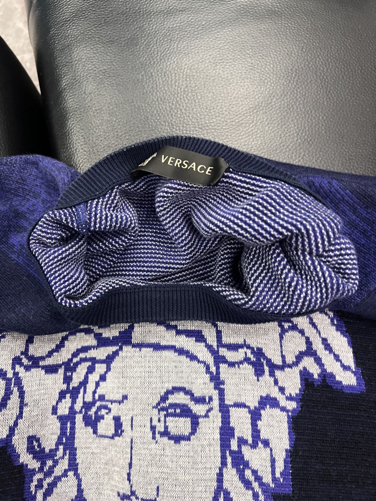 Versace Versace Medusa Knit Sweater Size US XXL / EU 58 / 5 - 6 Thumbnail