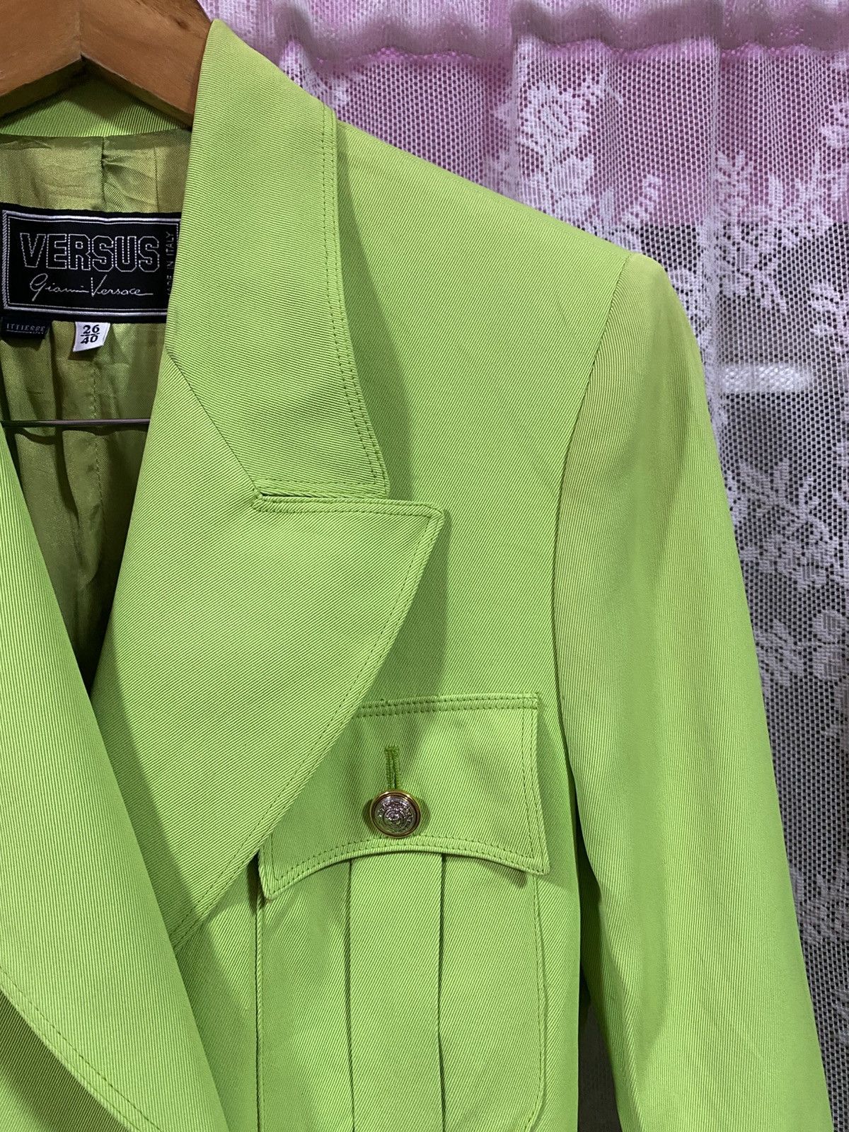 Versace Vintage 70s Gianni Versace Collection Double Breasted Jacket Size S / US 4 / IT 40 - 9 Thumbnail