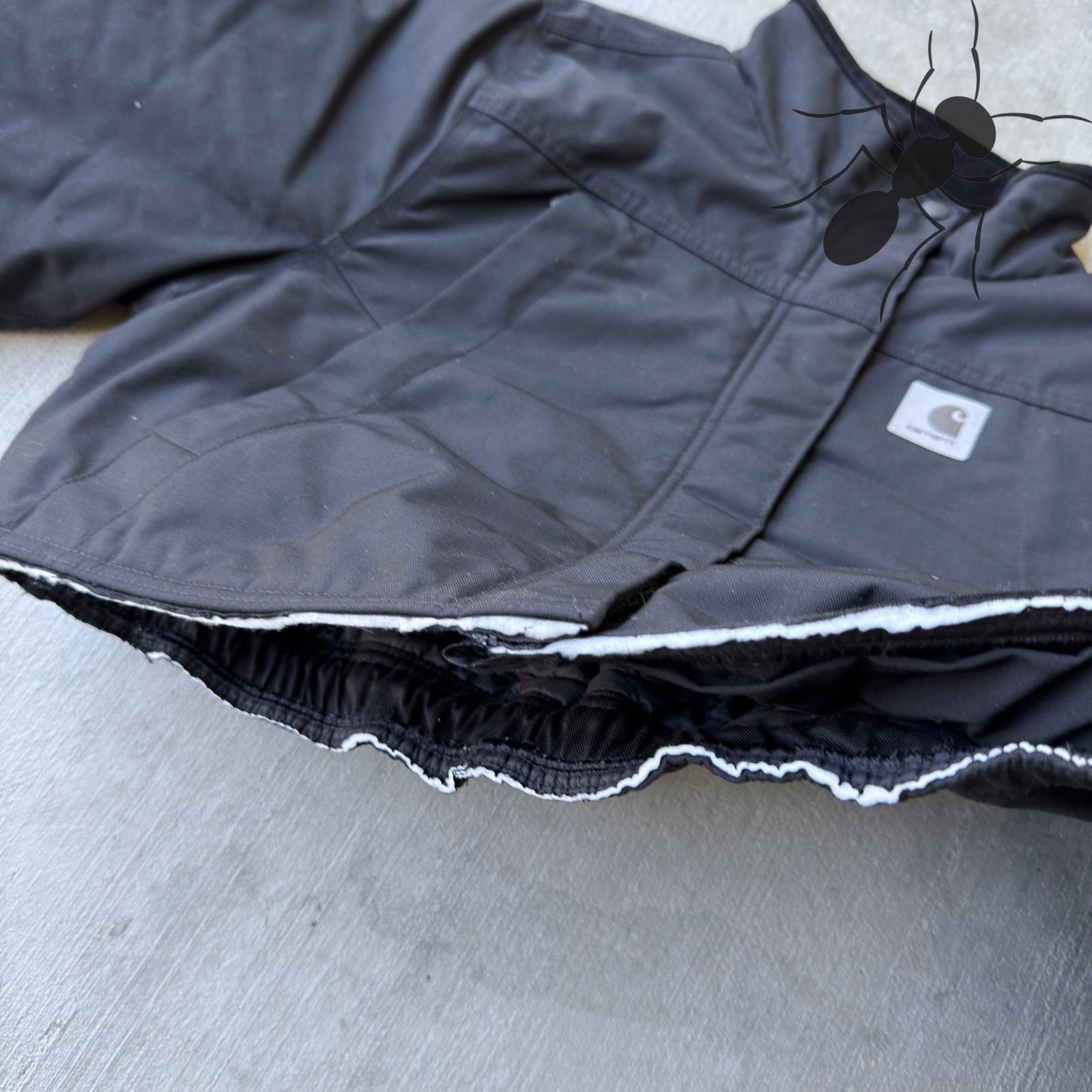 Carhartt × Vintage Carhartt black cropped quilted work wear jacket Size US L / EU 52-54 / 3 - 5 Thumbnail