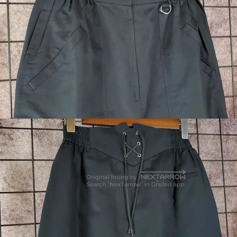 Dior Dior Black Summer Embroidered Skirt . Size 23" - 2 Thumbnail