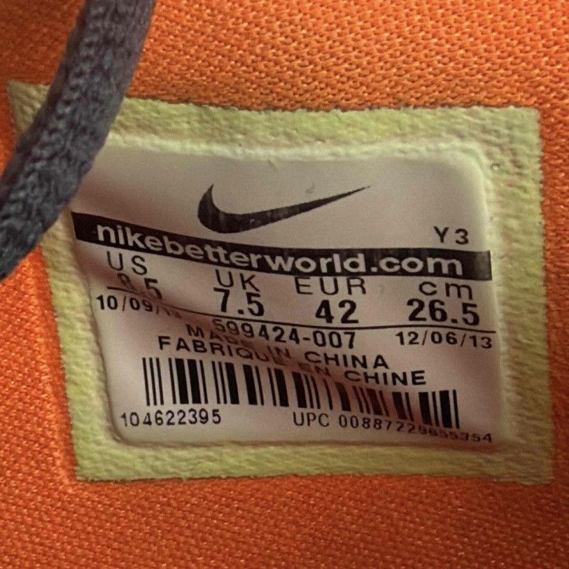 Nike Nike KD 6 Neutral Black Orange Size 8.5 599424-007 OG Rare Size US 8.5 / EU 41-42 - 8 Thumbnail