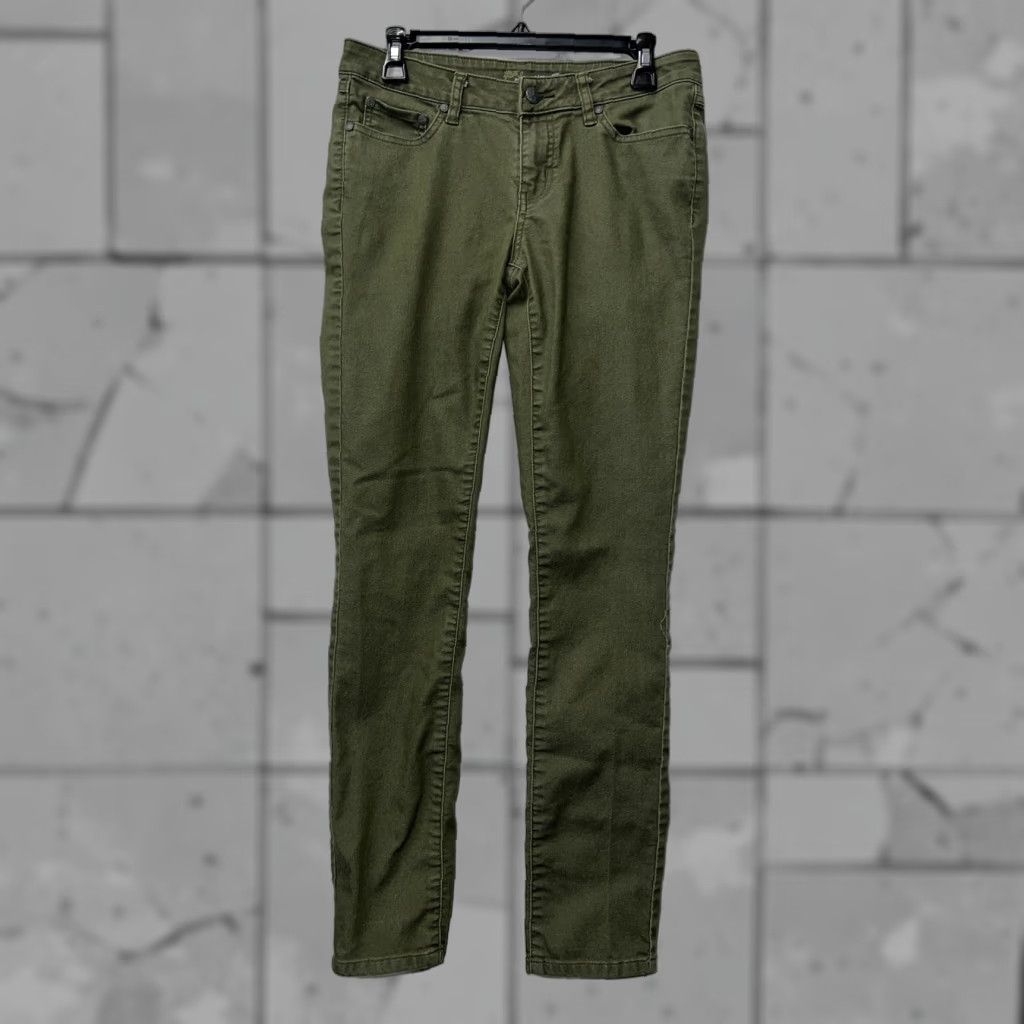 Prana VINTAGE prAna Jeans Womens 4 Green Skinny 27 Adult Womens Green Jeans 4/27 Size 27" / US 4 / IT 40 - 1 Thumbnail