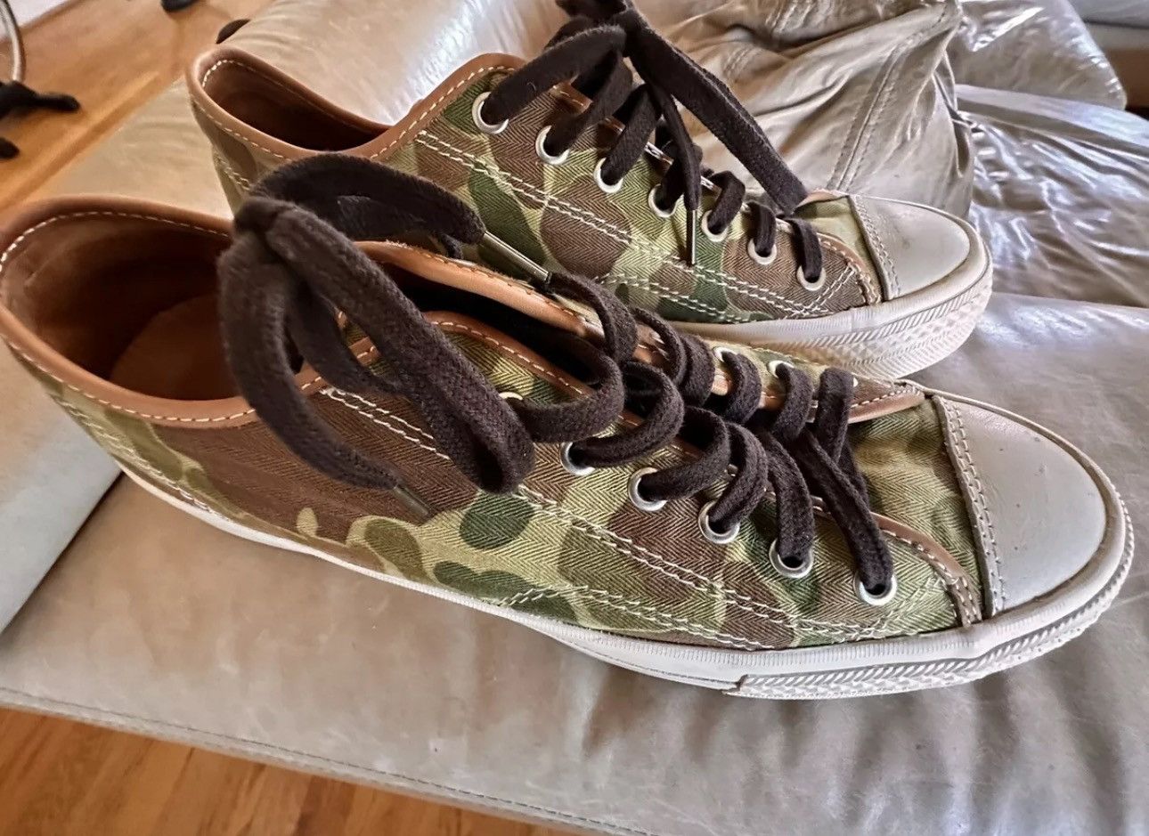 Visvim visvim SKAGWAY LO Duck Camo Sneakers Shoes US 8.5 Size US 8.5 / EU 41-42 - 1 Thumbnail