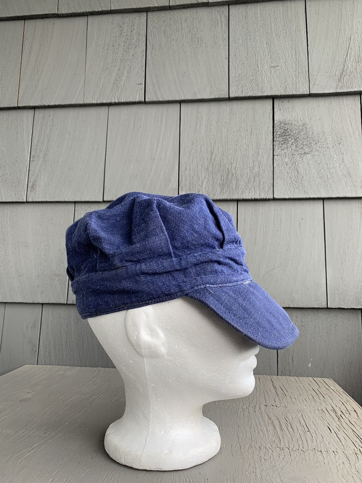 Levi's × Oshkosh × Vintage True Vintage Denim Hat Jean Cap Hickory Sanfordized Railway Size ONE SIZE - 1 Thumbnail