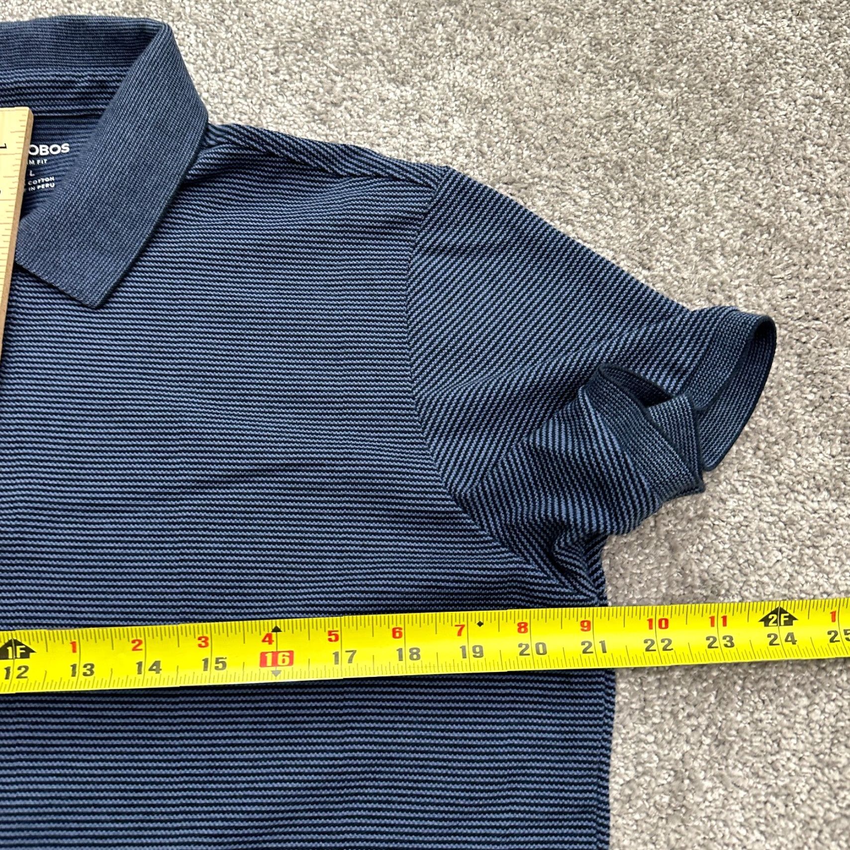 Bonobos Bonobos Slim Fit Polo Shirt Mens Large Blue Short Sleeve Cotton Casual Outdoor Size US L / EU 52-54 / 3 - 7 Thumbnail