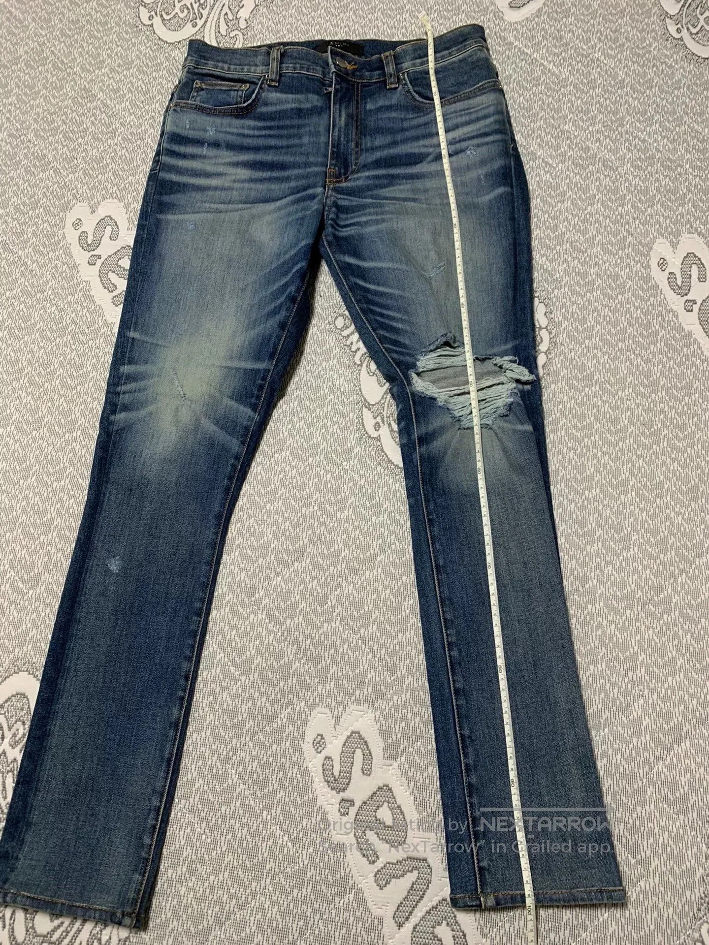 Amiri AMIRI Distressed Washed Jeans. Size US 31 - 6 Thumbnail
