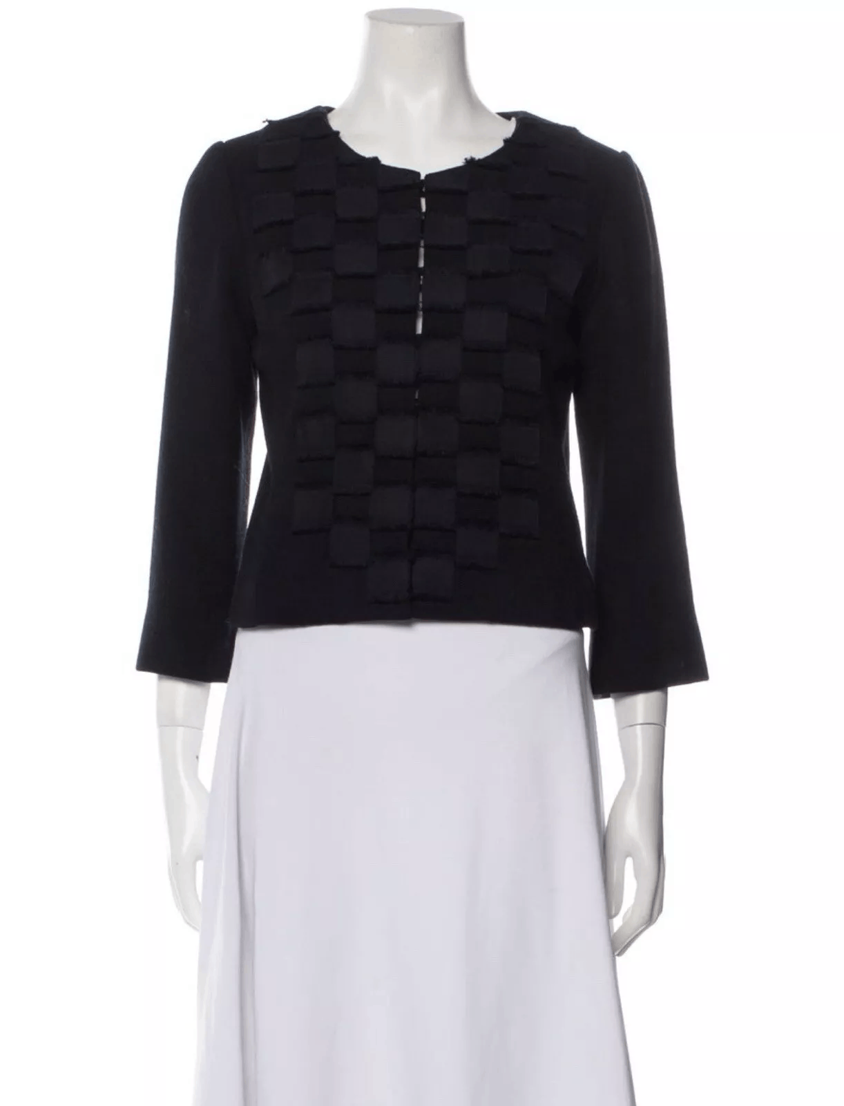 Oscar De La Renta Oscar de la Renta 2013 Plaid Print Evening Jacket Size S US4 Size S / US 4 / IT 40 - 1 Thumbnail