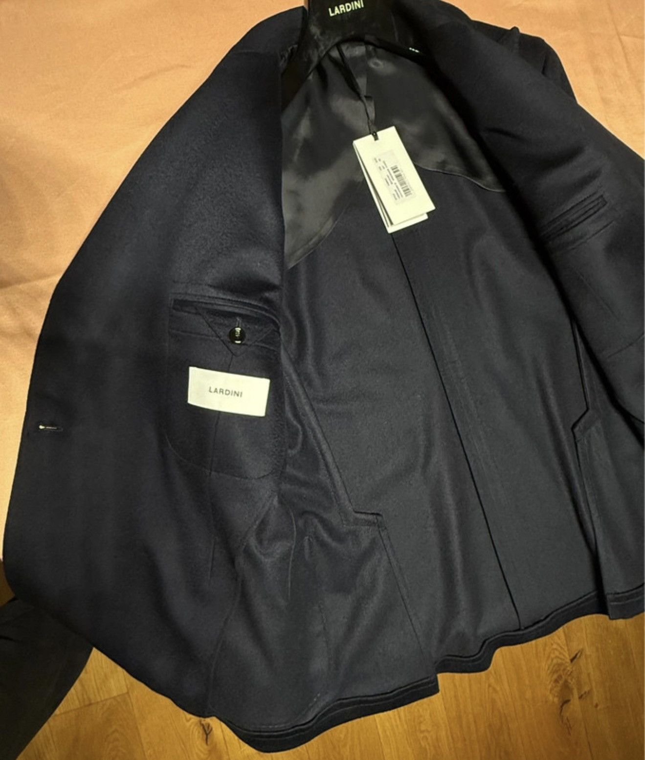 Lardini Lardini Double Breasted Cashmere Blazer Size 48R - 3 Thumbnail