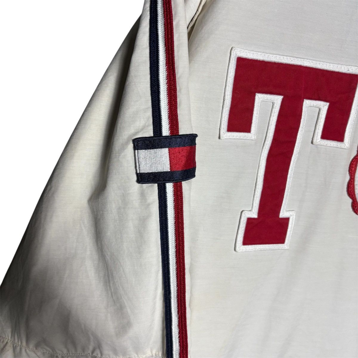 Tommy Hilfiger × Vintage Vintage 90s Tommy Hilfiger Sport Half Zip Hoodie Jacket Size US L / EU 52-54 / 3 - 3 Thumbnail