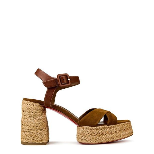 Christian Louboutin Calakala 85mm Espadrilles Size US 8 / IT 38 - 1 Thumbnail