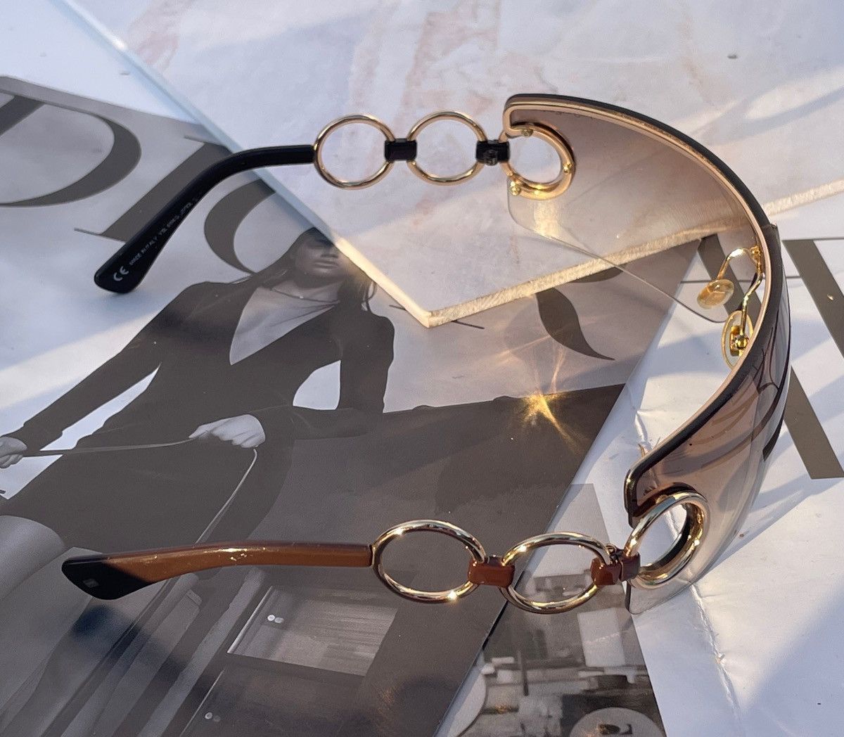 Yves Saint Laurent Yves Saint Laurent vintage sunglasses YSL 6114S Size ONE SIZE - 13 Thumbnail