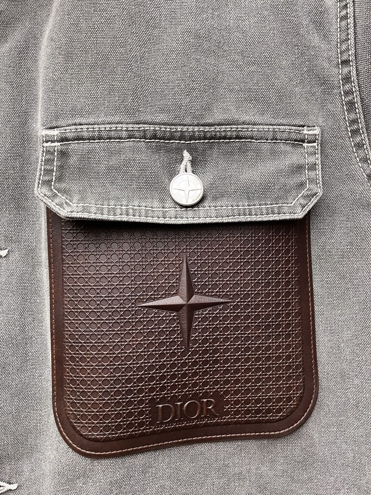 Dior × Stone Island Cotton canvas jacket rare new condition Size US M / EU 48-50 / 2 - 6 Thumbnail