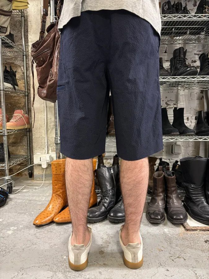 Givenchy × Vintage SS2016 Givenchy Navy Blue Cozy Shorts Size US 31 - 4 Thumbnail