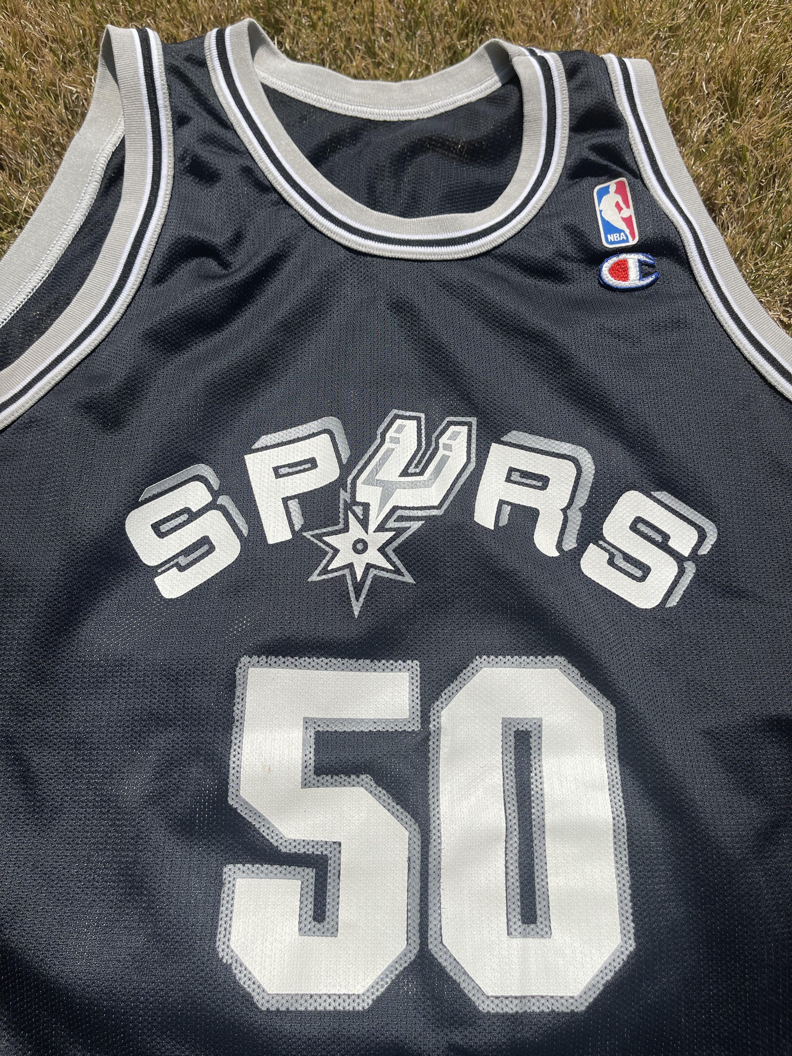 Champion × NBA × Vintage 1990's San Antonio Spurs David Robinson NBA Champion Jersey Size US L / EU 52-54 / 3 - 4 Thumbnail