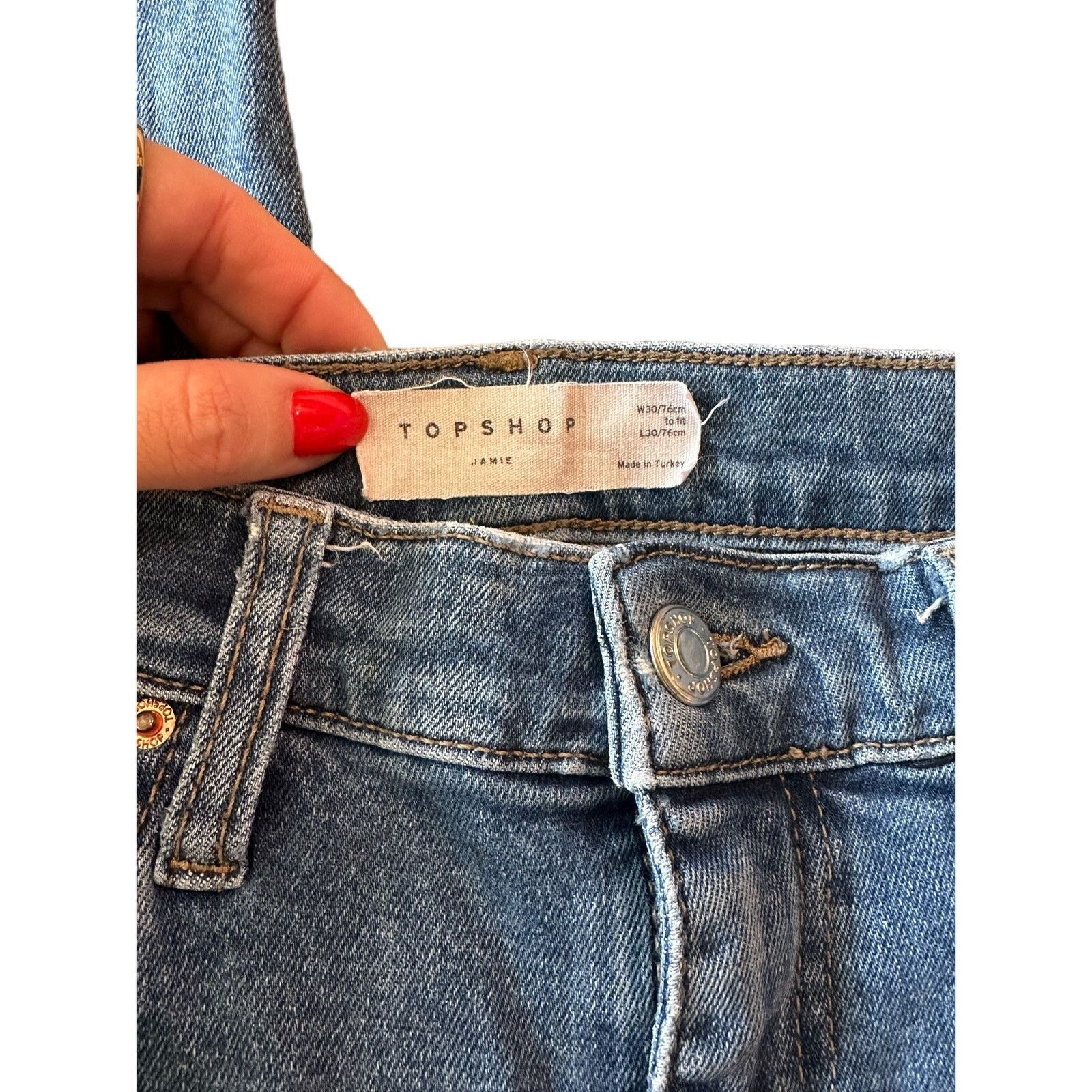 Topshop Top shop Jamie jeans Size 30" / US 8 / IT 44 - 3 Thumbnail