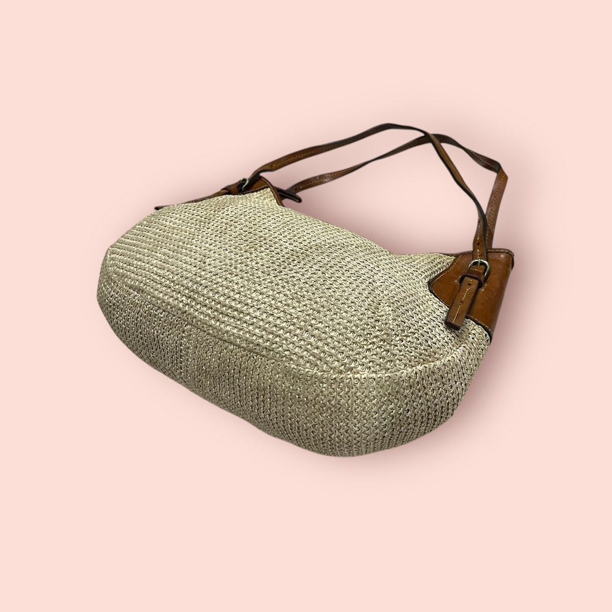 Edition Japan × Japanese Brand × Vintage VINTAGE SAZABY JAPAN CROCHET STRAW / LEATHER STRAPS HANDBAG Size ONE SIZE - 12 Thumbnail