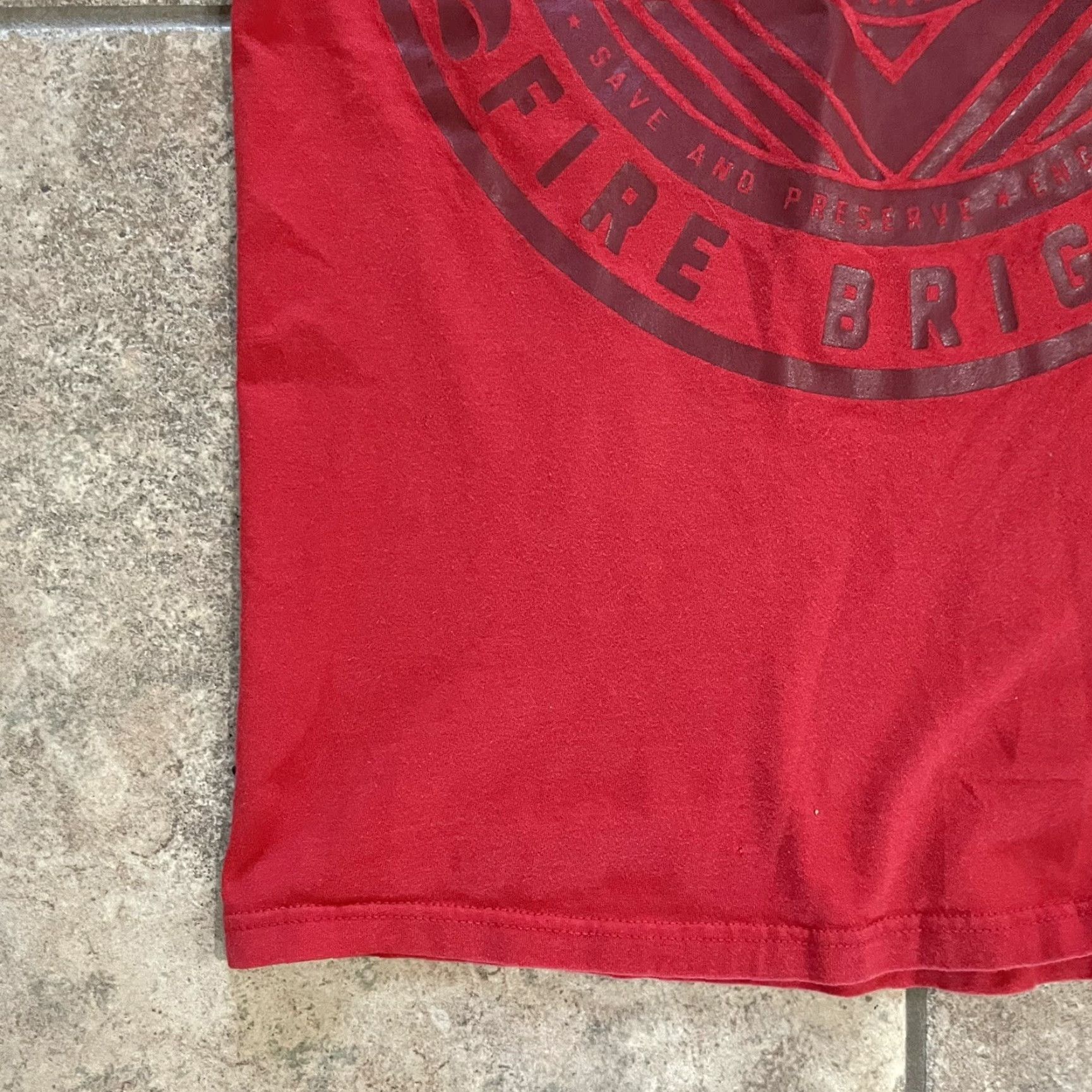 Vintage American Fighter T-Shirt Men Red Small Size US S / EU 44-46 / 1 - 5 Thumbnail