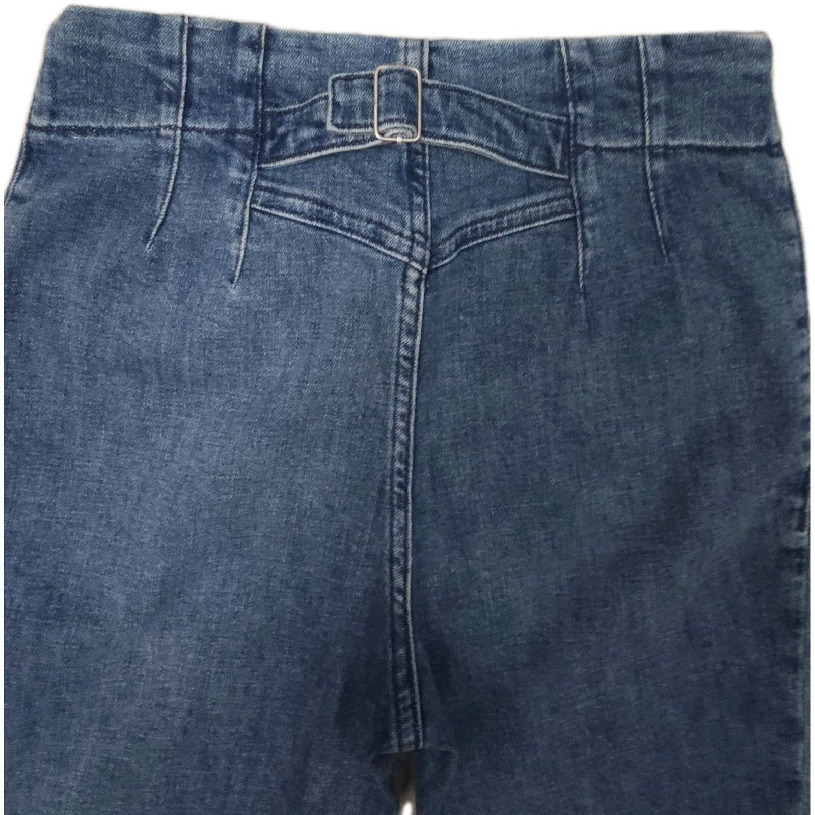 Anthropologie Anthropologie x Maeve High-Rise Front Flap Pockets Straight Size 27" / US 4 / IT 40 - 6 Thumbnail