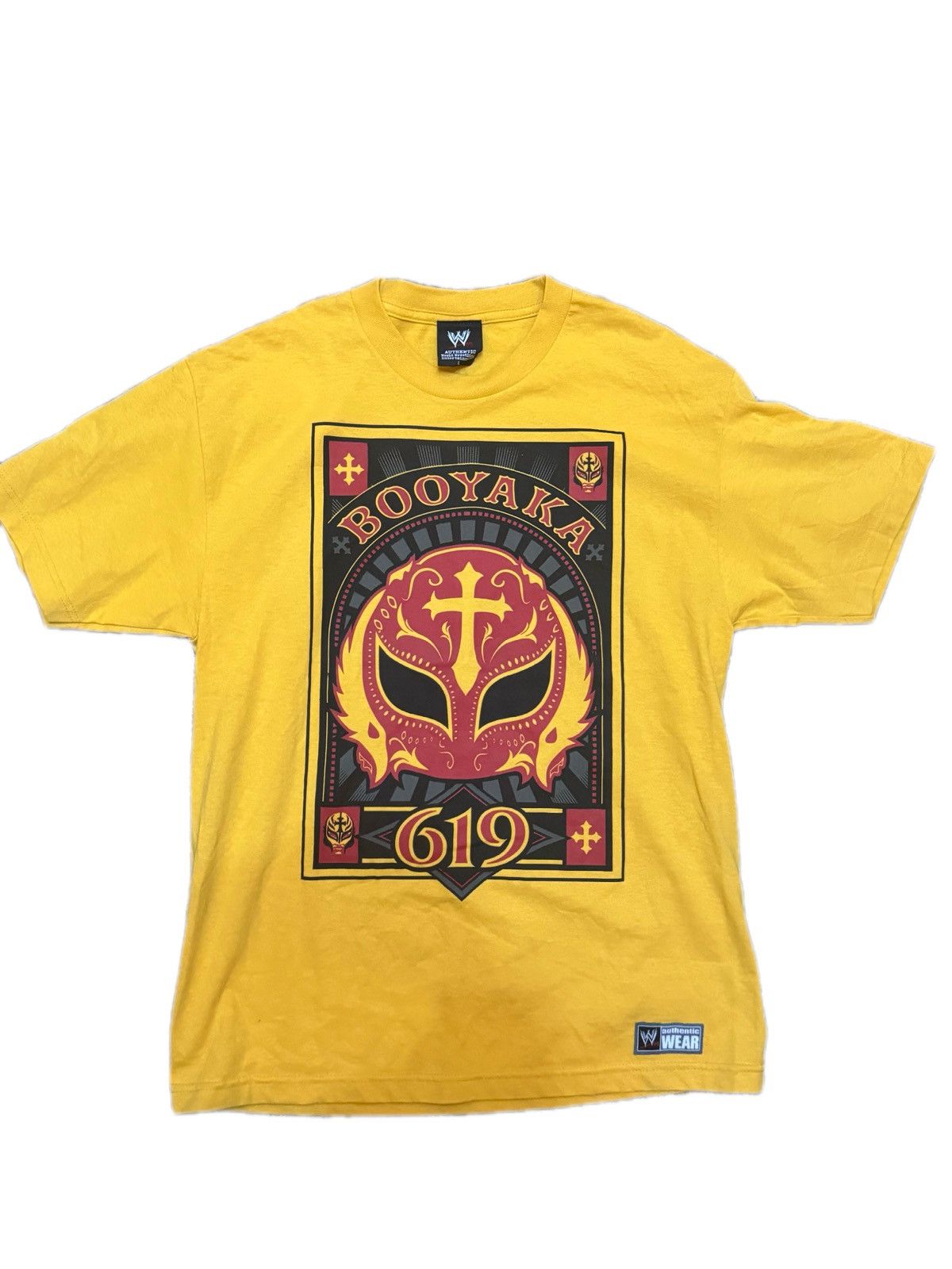 WWE Vintage 2008 WWE Rey Mysterio "Booyaka 619" T-Shirt Size US L / EU 52-54 / 3 - 1 Thumbnail