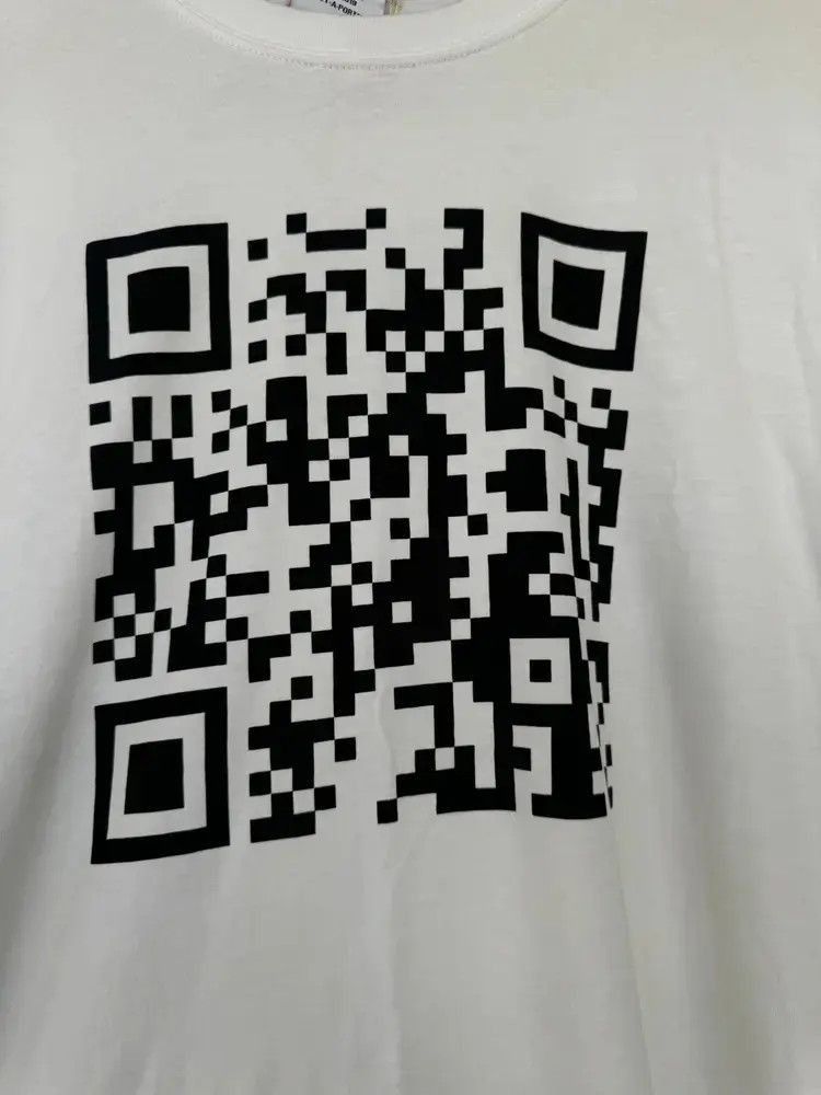 Vetements Vetements 18AW QR Code Tee-2505 Size US M / EU 48-50 / 2 - 2 Thumbnail