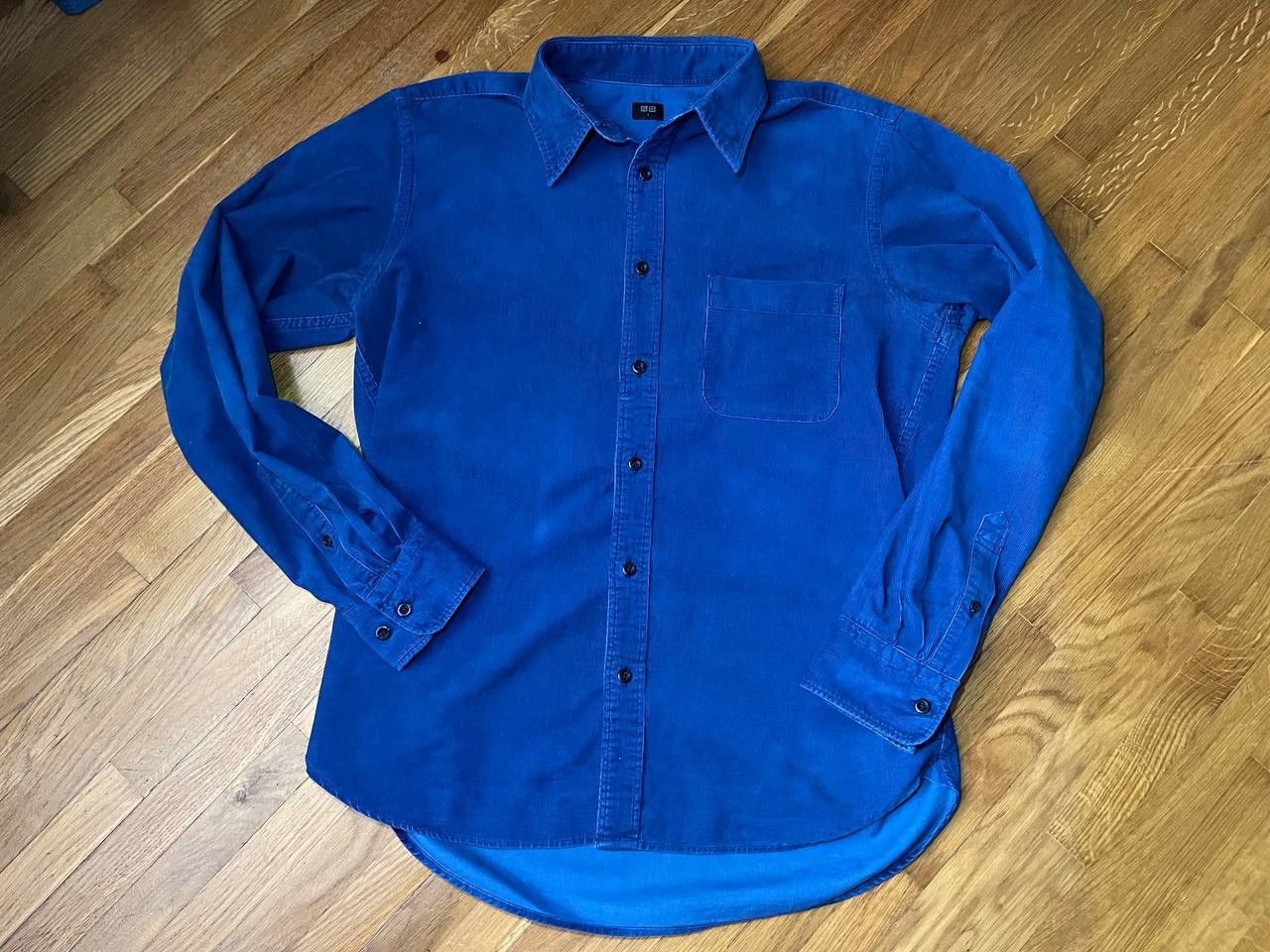 Other Uniqlo basic cotton blue denim shirt Size US S / EU 44-46 / 1 - 1 Thumbnail