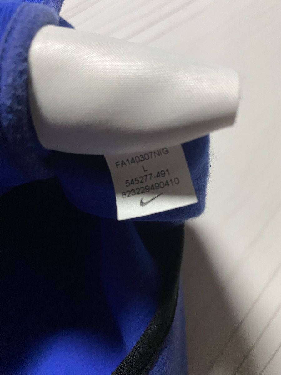 Nike × Vintage Vintage Nike Tach Fleece drill faded y2k zip hoodie Size US L / EU 52-54 / 3 - 4 Thumbnail